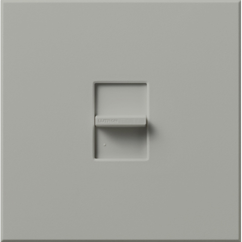 NT-2000-GR Nova T Dimmer with Wall Plate, 2000W Incandescent/Halogen, 1 Pole, 120V, Small Control, Gray