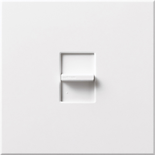 NT-2000-WH Nova T Dimmer with Wall Plate, 2000W Incandescent/Halogen, 1 Pole, 120V, Small Control, White