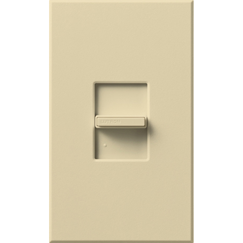 NTF-103P-IV Nova T 3-Way Dimmer Switch, 120 VAC, 8 A, 1 Poles, Slide-to-Bright/Dim Operation, Ivory