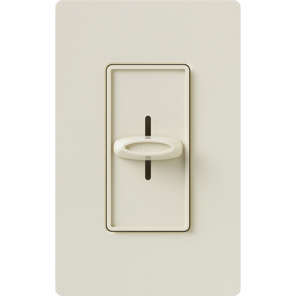 S-1000-LA Skylark Slide-To-Off Dimmer, 1000W, Incandescent/Halogen, 1 Pole, 120V, Light Almond
