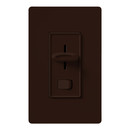 S-10P-BR Skylark Preset Dimmer with On/Off Switch, 1000W, Incandescent/Halogen, 1 Pole, 120V, Brown