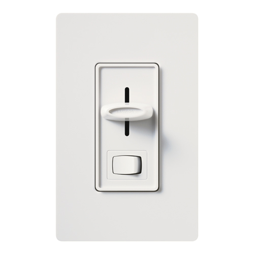 S-10P-WH Skylark Preset Dimmer with On/Off Switch, 1000W, Incandescent/Halogen, 1 Pole, 120V, White