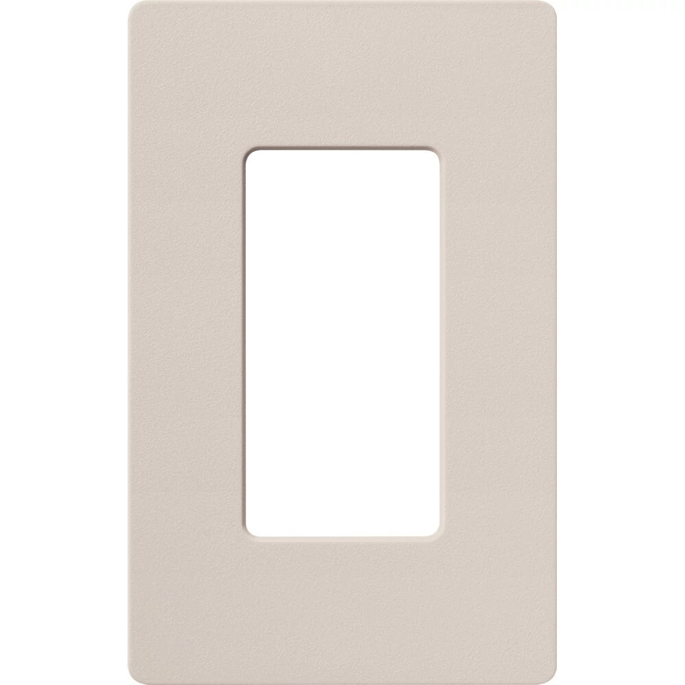 SC-1-TP Claro Wall Plate for Decorator-Style Dimmers, Switches, and Outlets, 1 Gang, Satin, Taupe