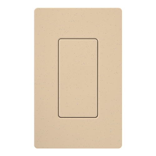 SC-BI-DS Diva Satin Colors Designer Style Screwless Blank Insert Wall Plate, 1 Gangs, 2.94 in W x 4.69 in H, Plastic, Desertstone