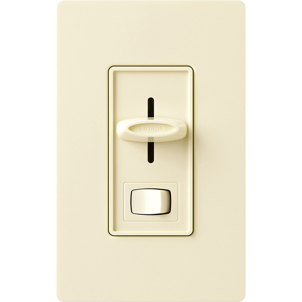 SELV-300P-AL Skylark Dimmer Switch for Electronic Low-Voltage, 300W ELV, 1 Pole, Preset, Neutral Required, 120V, Almond