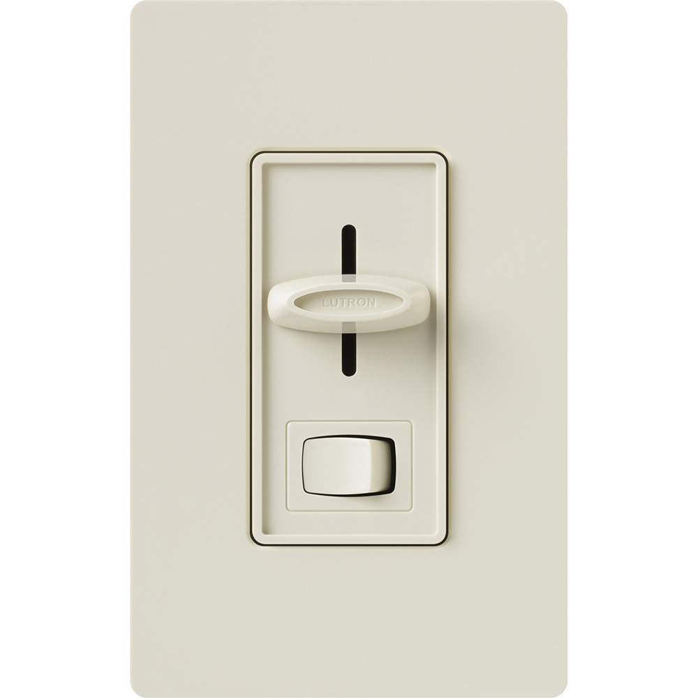 SELV-303P-LA Skylark Dimmer Switch for Electronic Low-Voltage, 300W ELV, 1 Pole/3-Way, Preset, Neutral Required, 120V, Light Almond