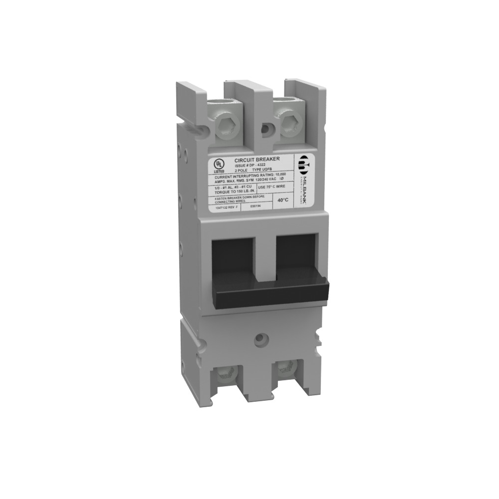 MILBANK 200 AMP 2 POLE 240 VOLT BOLT-ON 10K AIC