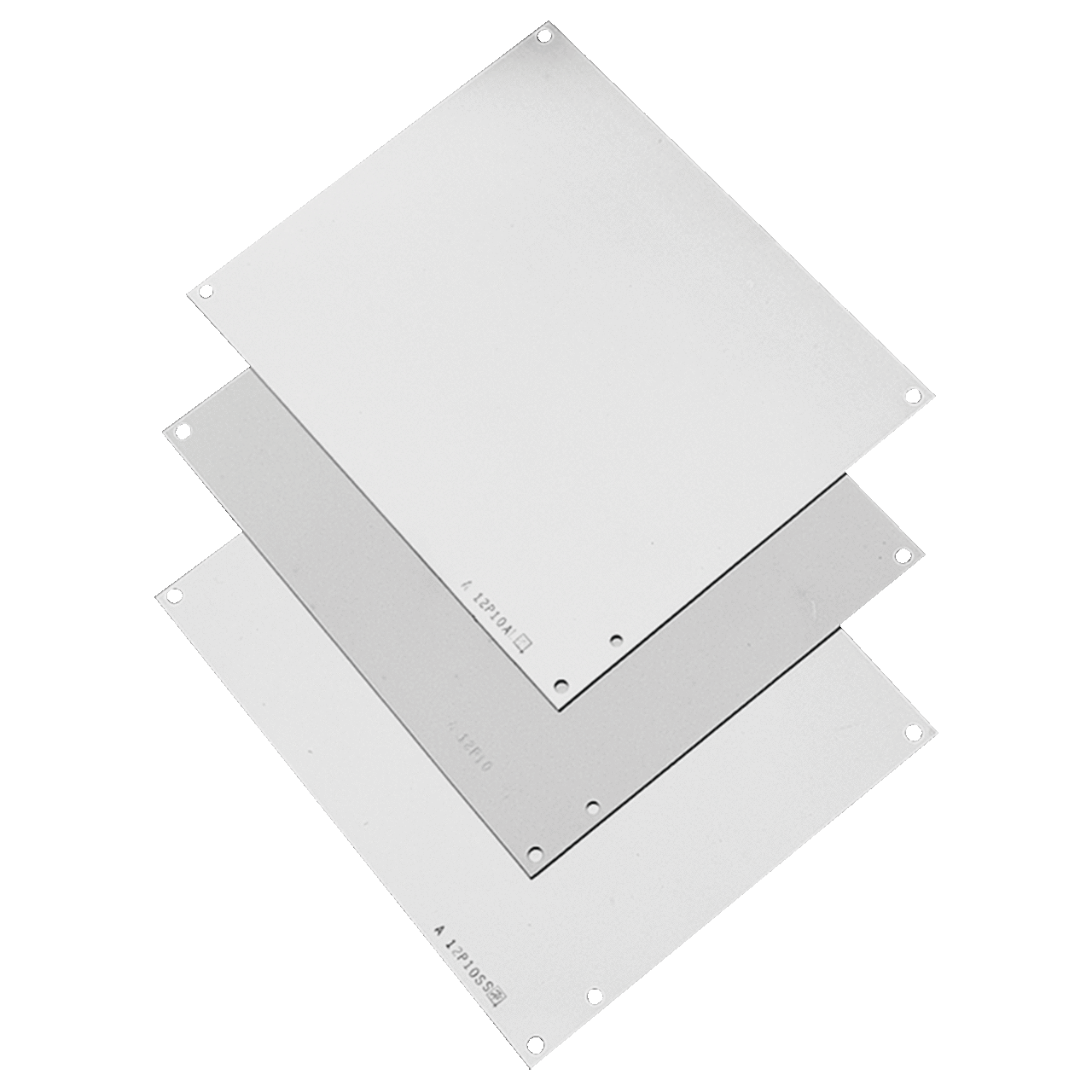 A12P12SS PNLJ/PNLWM Enclosure Panel, 10.88 in W x 10-3/4 in H, 14 ga 304 Stainless Steel