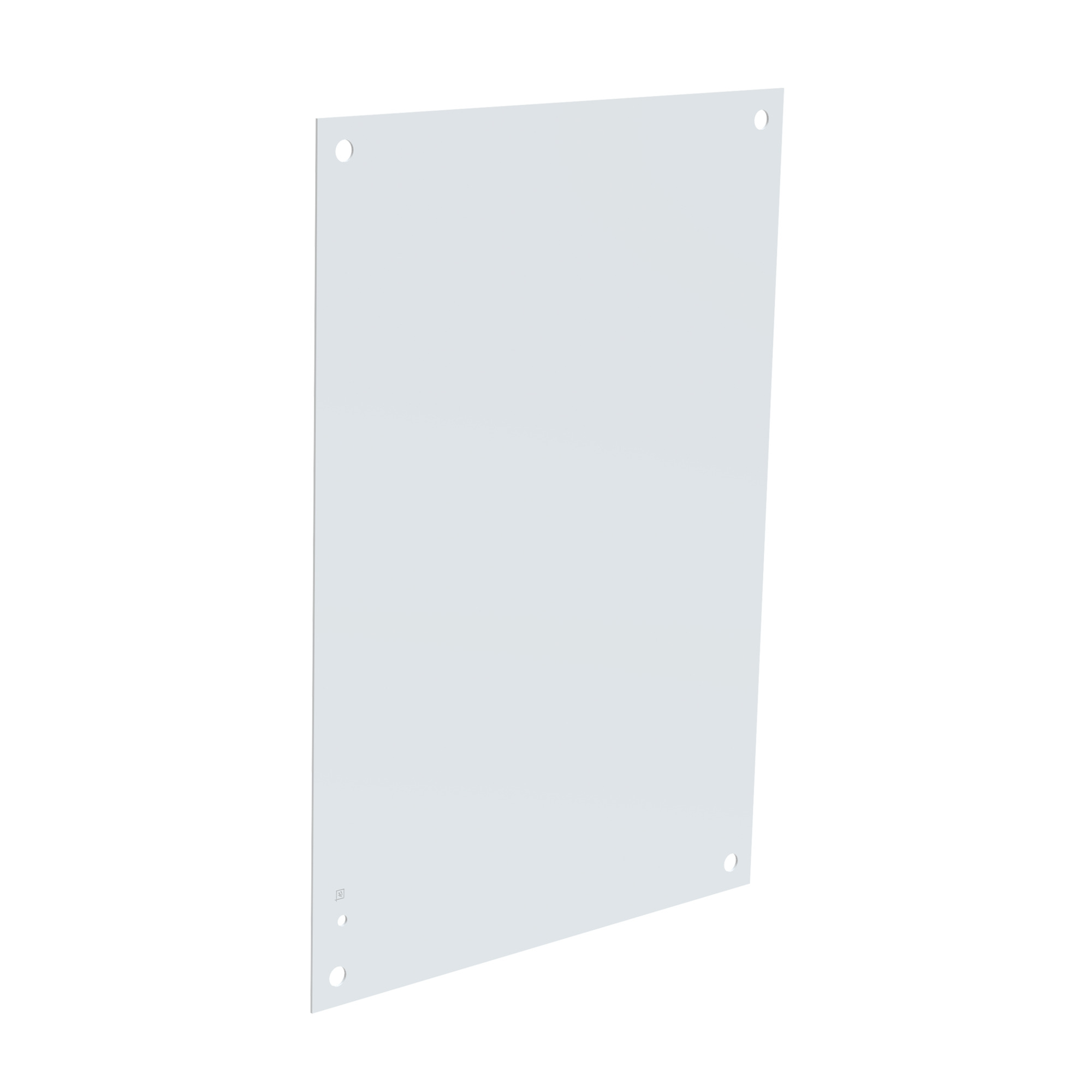 A16N16MP PNLT1 Enclosure Panel, 13 in W x 14-1/2 in H, 14 ga Steel, White