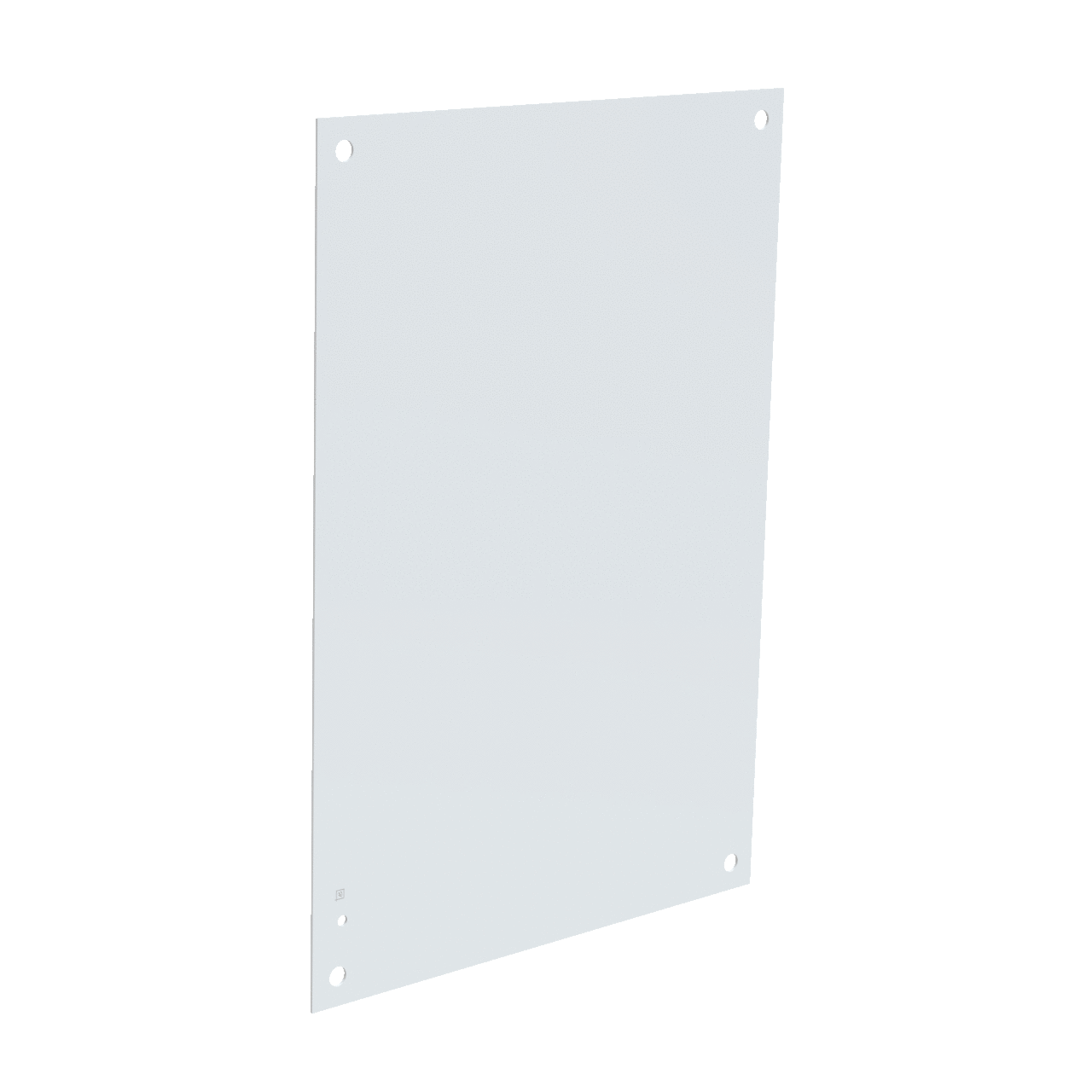 A20N20MP PNLT1 Enclosure Panel, 17 in W x 18-1/2 in H, 14 ga Steel, White