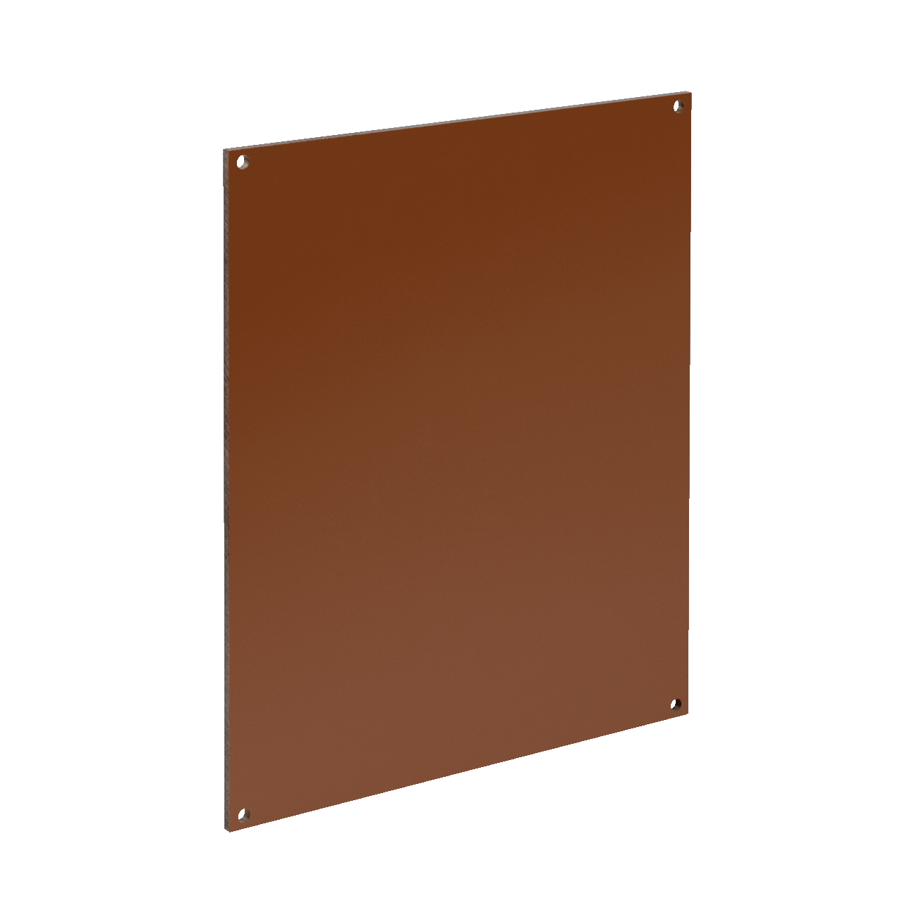A20P20C PNLC Composite Panel, 17 in W x 17 in H, Polycarbonate, Light Brown