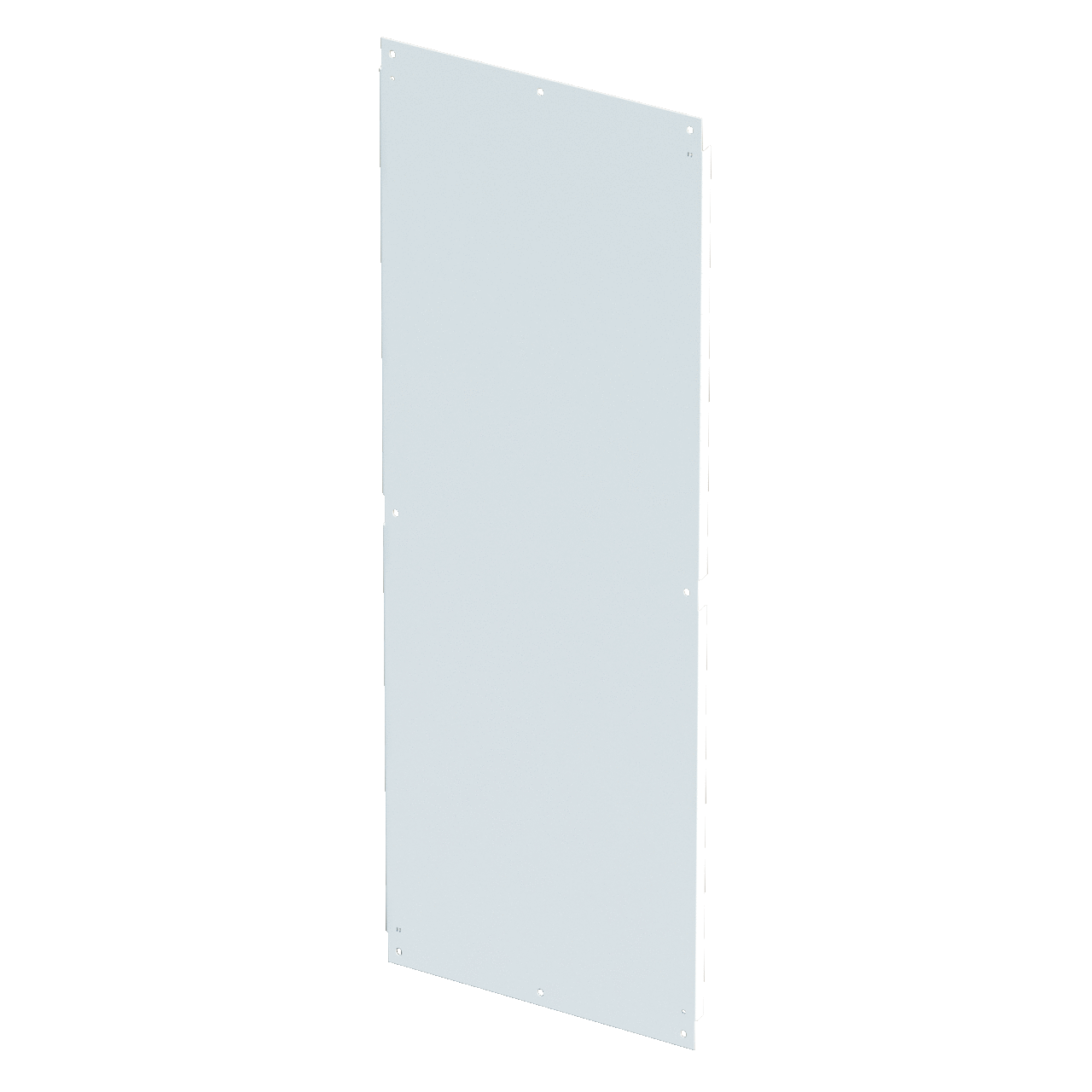 A60SMP14 PNL30 Side Mounted Panel, 14 in W x 48 in H, 12 ga Steel, White