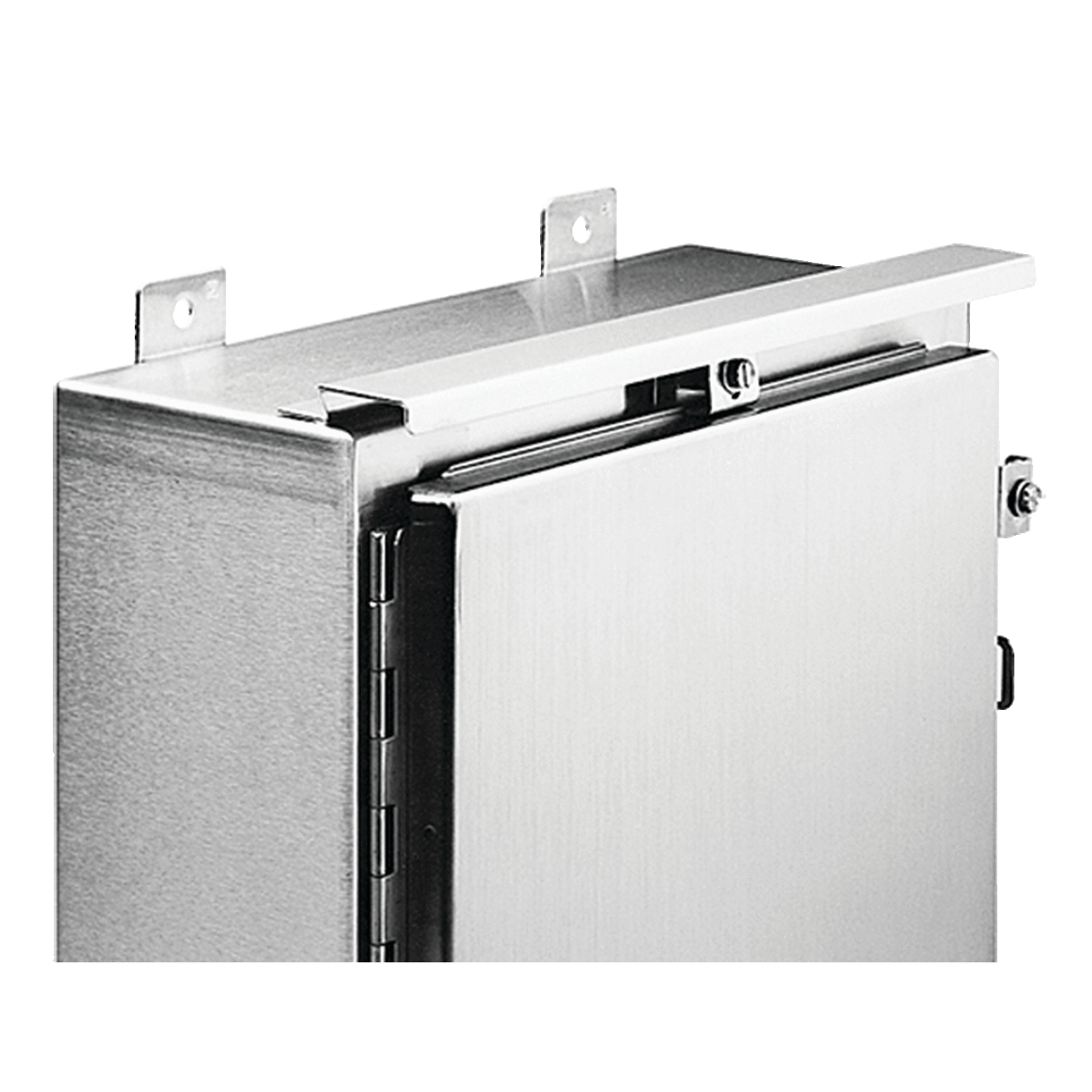 ADK12SS6 A4SY Drip Shield Kit, For Use With 12 in NEMA 4/4X 1-Door Free-Standing Wall Mount Enclosures, 316L Stainless Steel, Gray