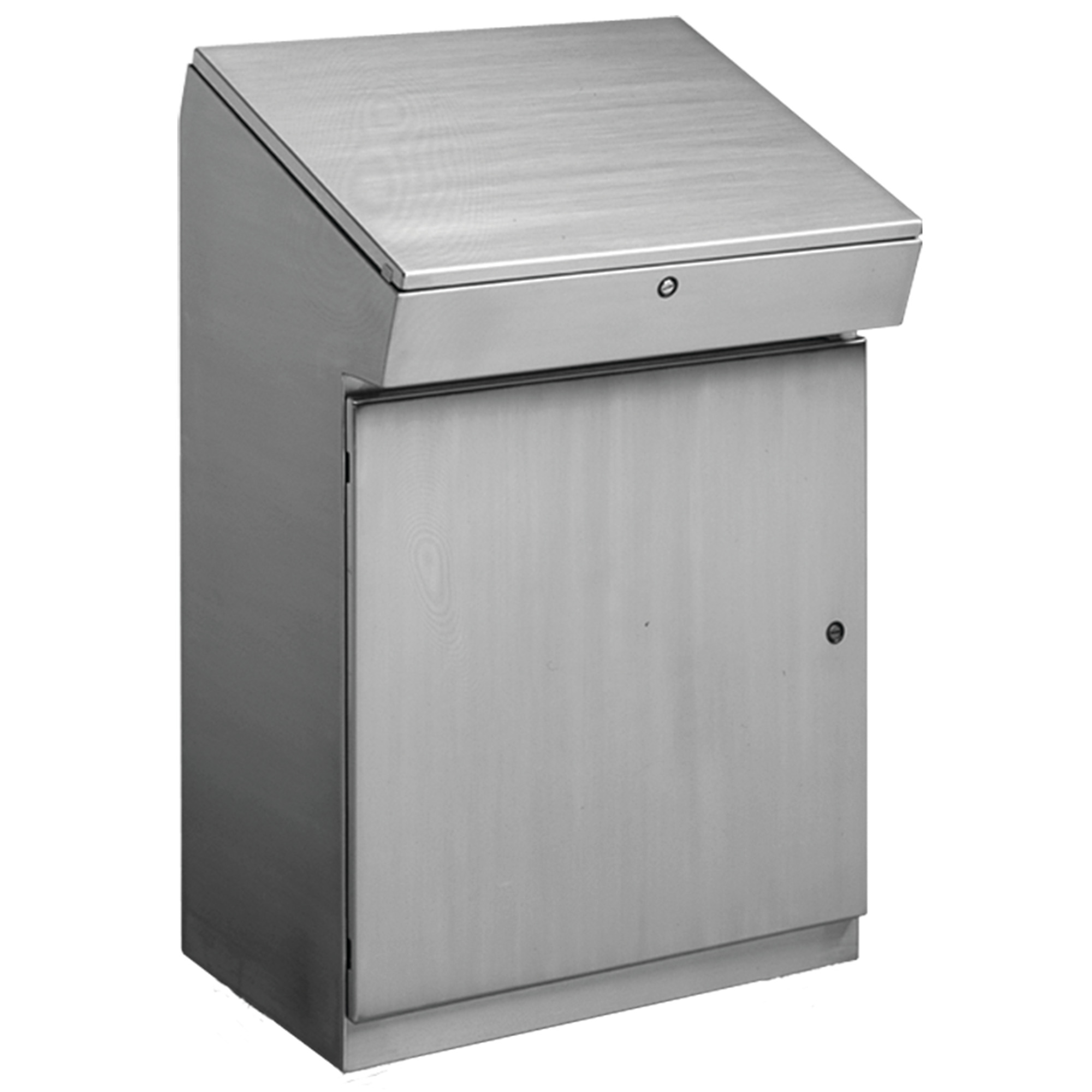 CFC482423SS Concept C1S Consolet Enclosure, 48 in L x 24 in W x 18 in D, NEMA 3R/4/4X/12/13/3RX NEMA Rating, 304 Stainless Steel