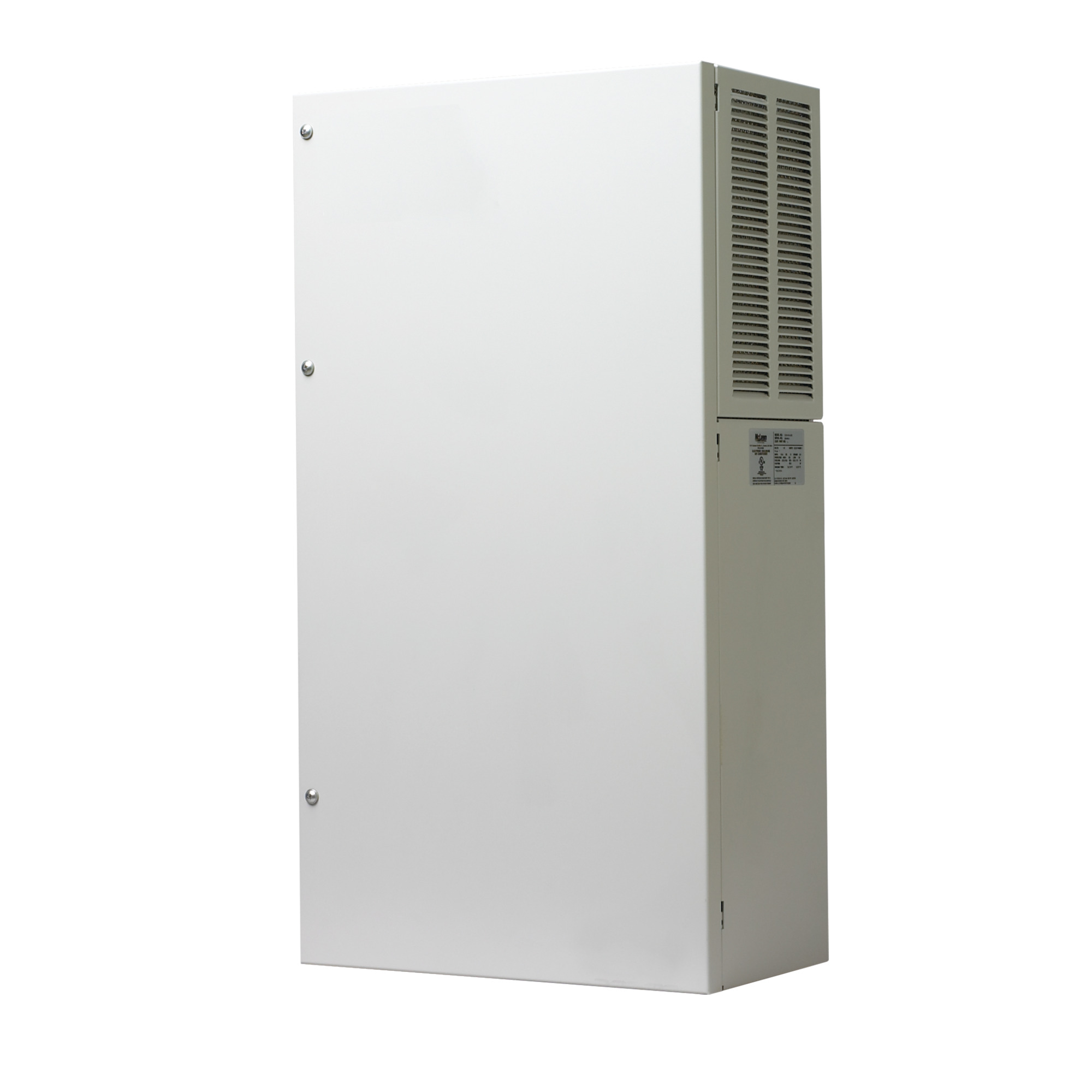 CR290416G047 ProAir MCL Indoor Medium/Full Sealed Enclosure Air Conditioner, 115 V AC, 13.5 A, 50/60 Hz, NEMA 3R/4/12 Enclosure, 4000 Btu/hr