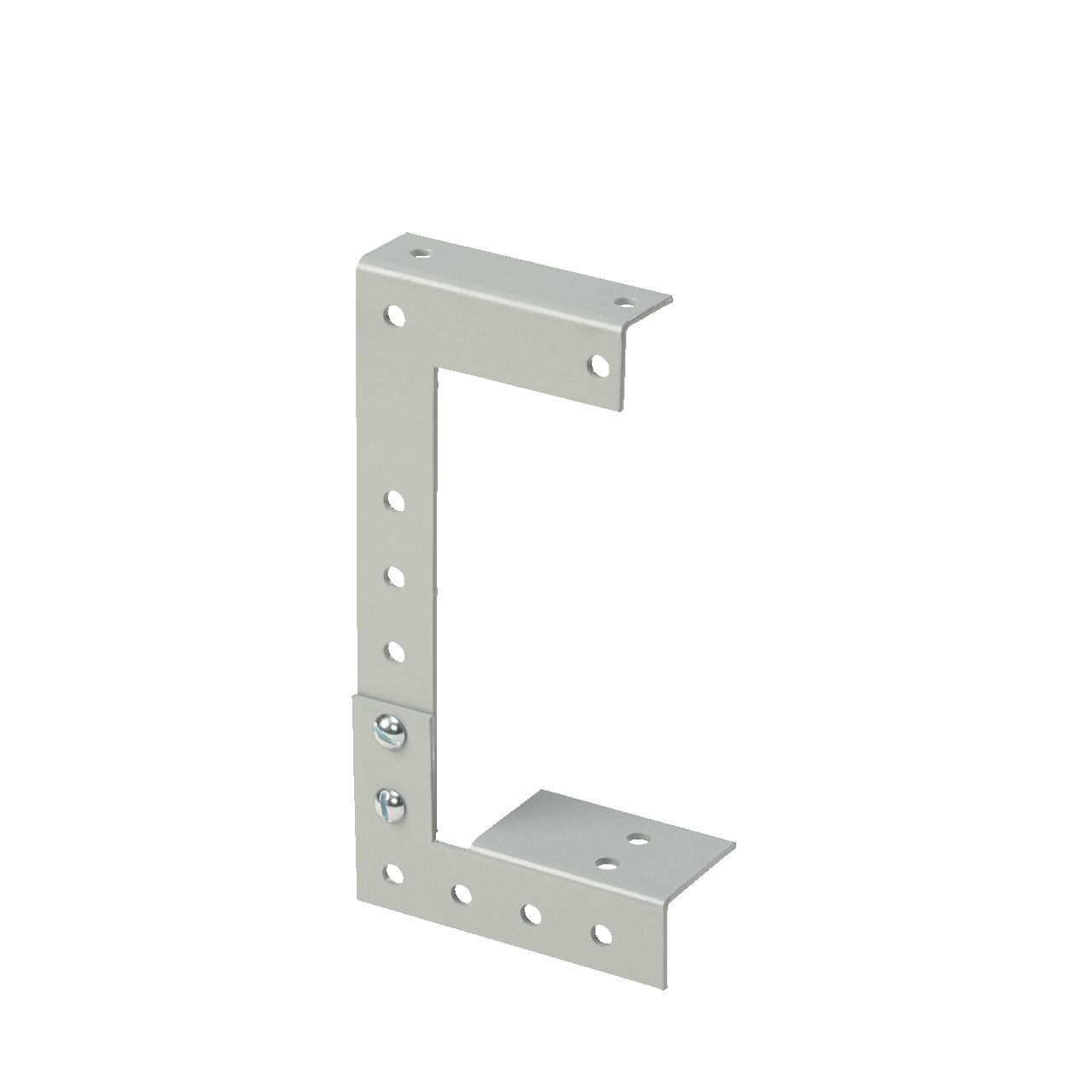 F22GDB F40PF Drop and Bracket Hanger, For Use With 2-1/2 x 2-1/2 in NEMA 1 Lay-In Wireway, Steel, Gray
