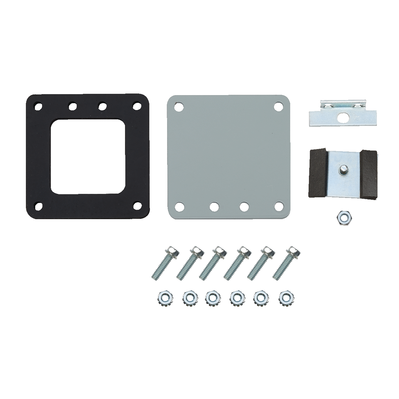 F22LP F10 Closure Plate, For Use With 2-1/2 x 2-1/2 in NEMA 12 Lay-In Wireway, Steel, Gray