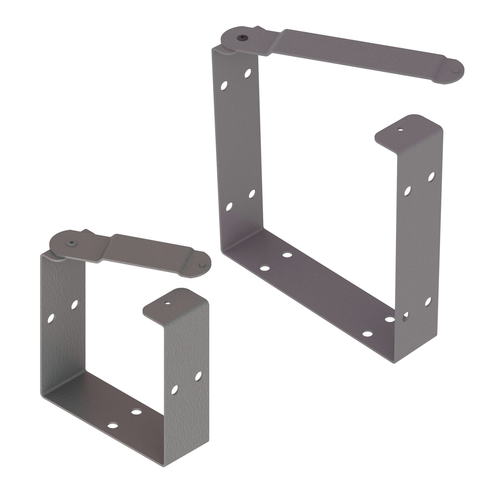 F44GUC F40PF Universal U-Connector, For Use With 4 x 4 in NEMA 1 Lay-In Flat Cover Wireway, Steel, Painted