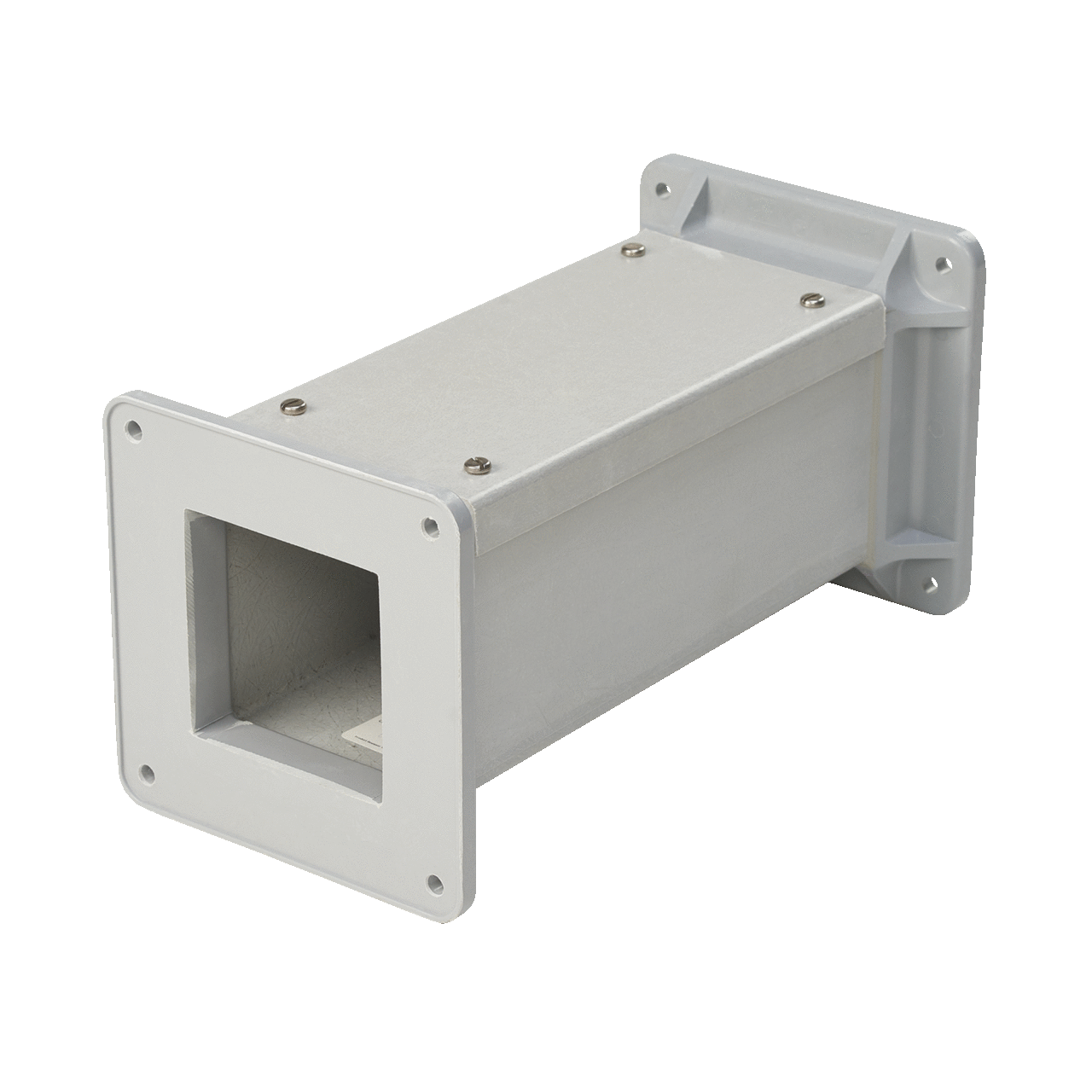 F44W60FG F25 Feed Through Straight Section Wireway, 60 in L x 4 in W x 4 in H, Screw Cover, Fiberglass