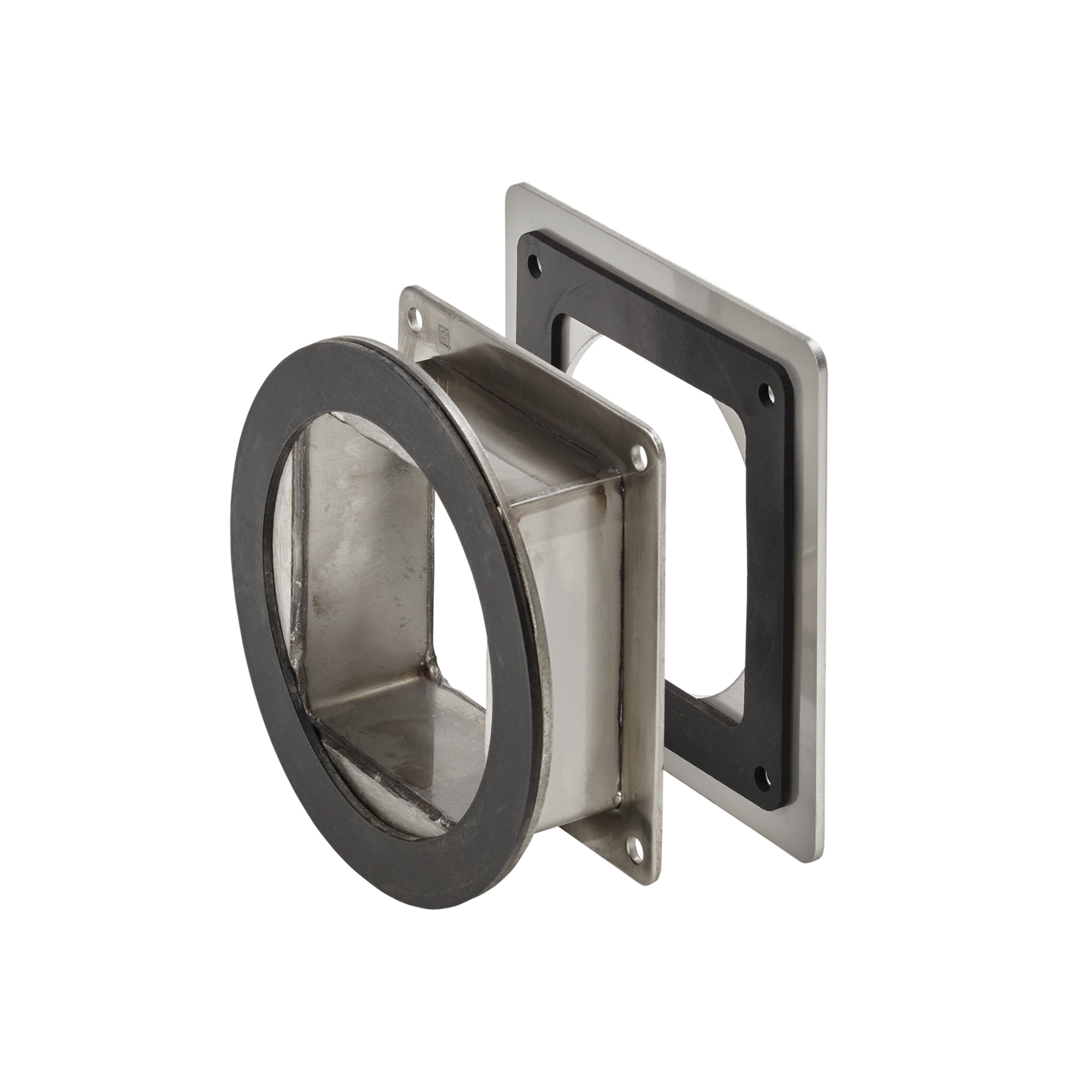 F44WSCSS F22 Regular Swivel Nipple, For Use With 4 x 4 in NEMA 4X Stainless Steel Feed-Through Wireway, 304 Stainless Steel