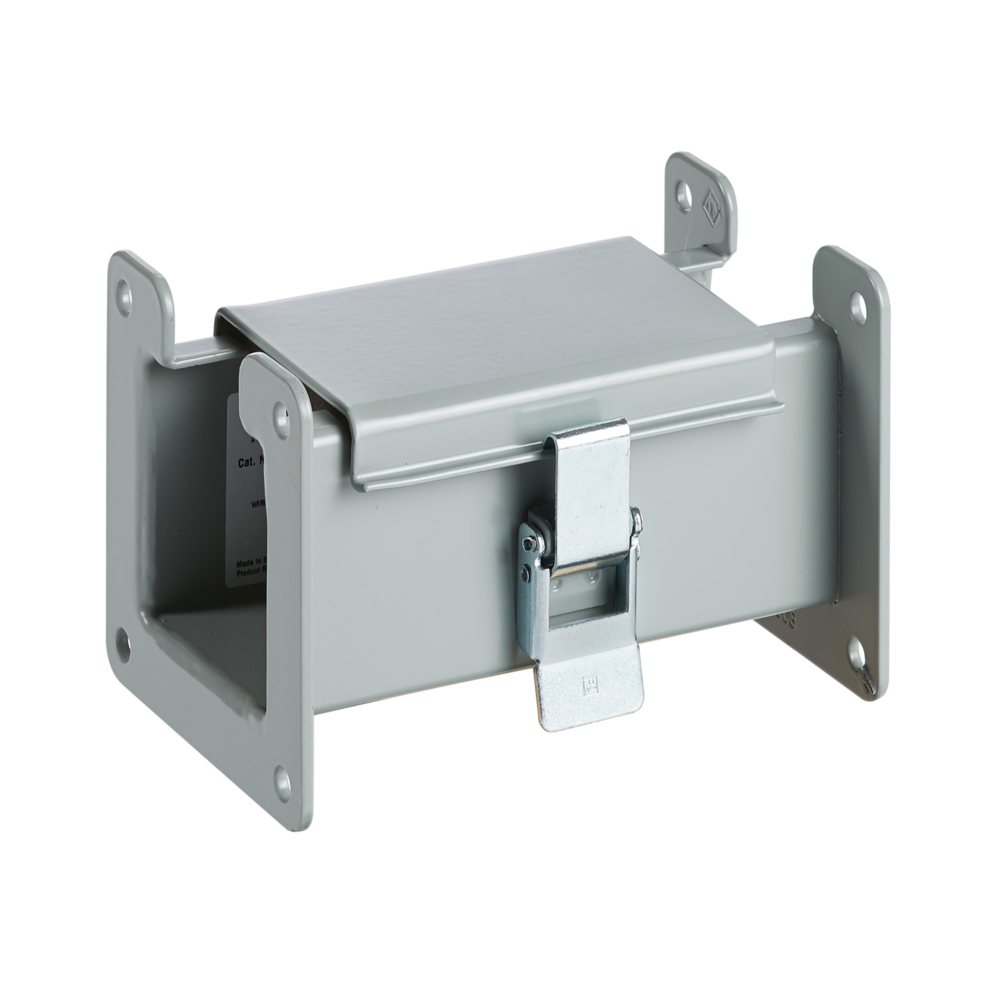 F66L06 F10 Lay-In Straight Section Wireway, 6 in L x 6 in W x 6 in H, Butt Hinged Cover, Steel