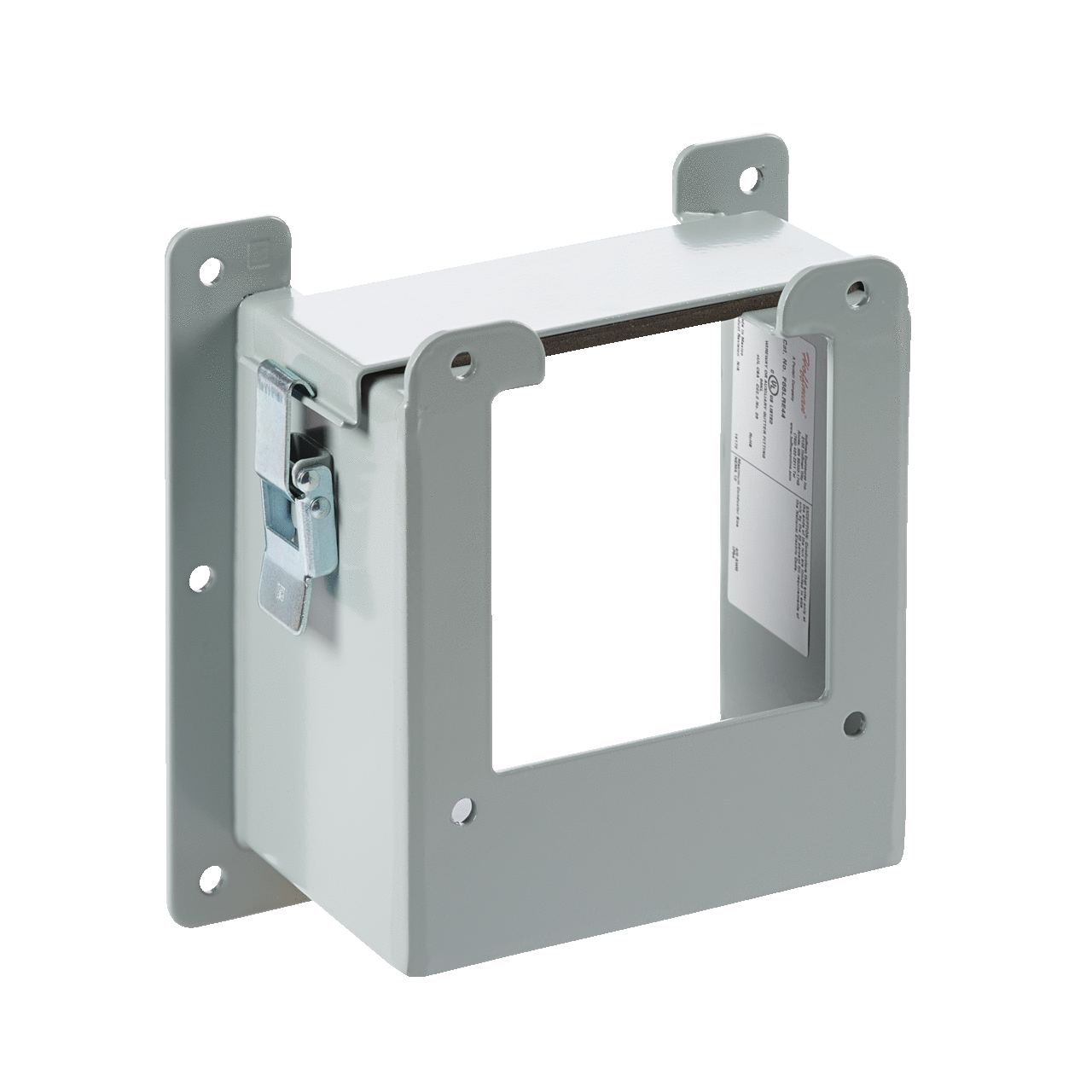 F66LRE44 F10 Wireway Reducer, For Use With Lay-In Type 12 Wireway, 6 in H x 6 in W x 4 in D, Steel, Gray