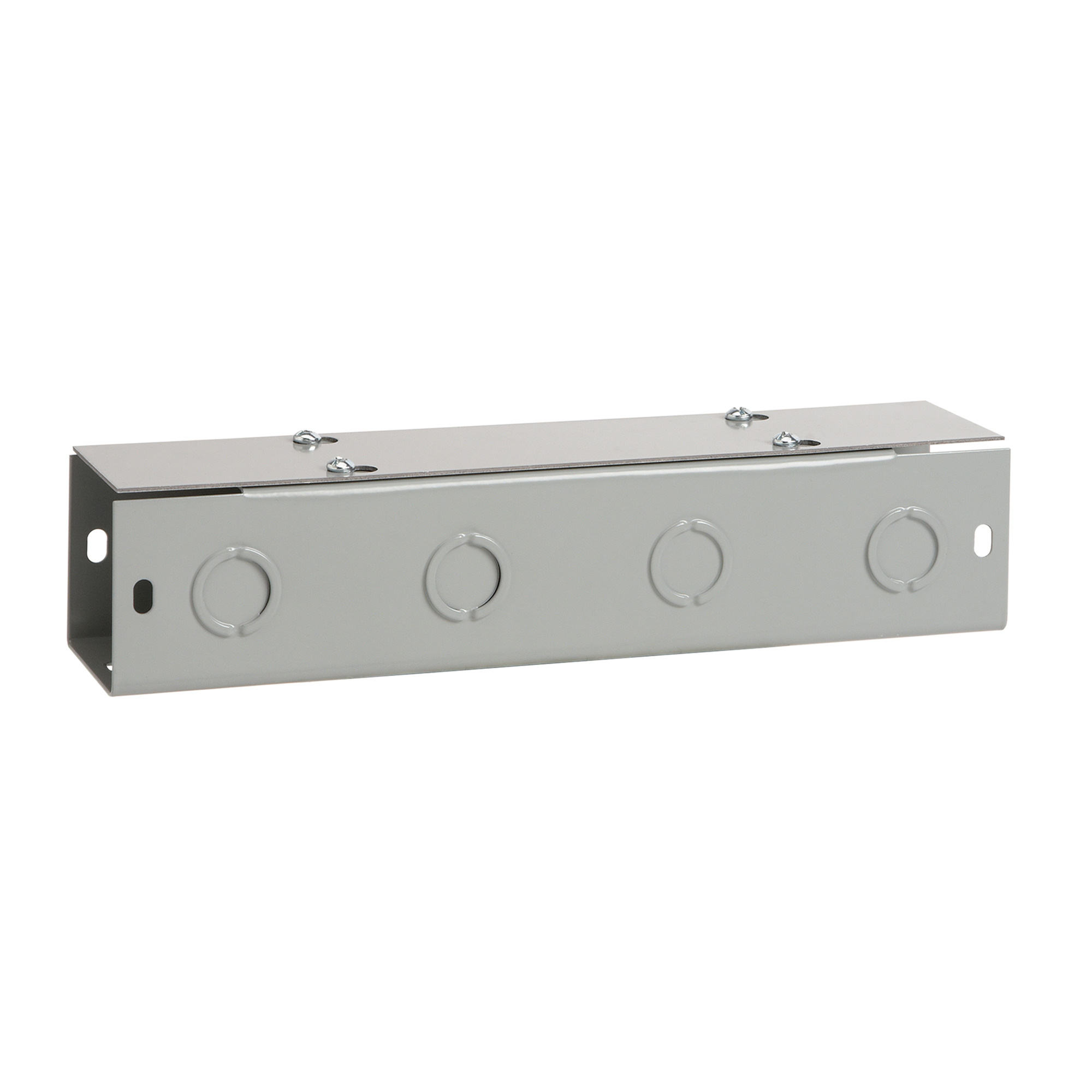 F66T148GVP F40FC Lay-In Straight Section Wireway, 48 in L x 6 in W x 6 in H, Flat Cover, Steel