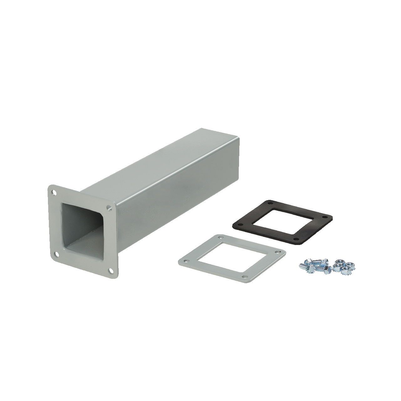 F66WX F20 Cut-Off Fitting, For Use With NEMA 12 Feed-Through Wireway, Steel, Gray