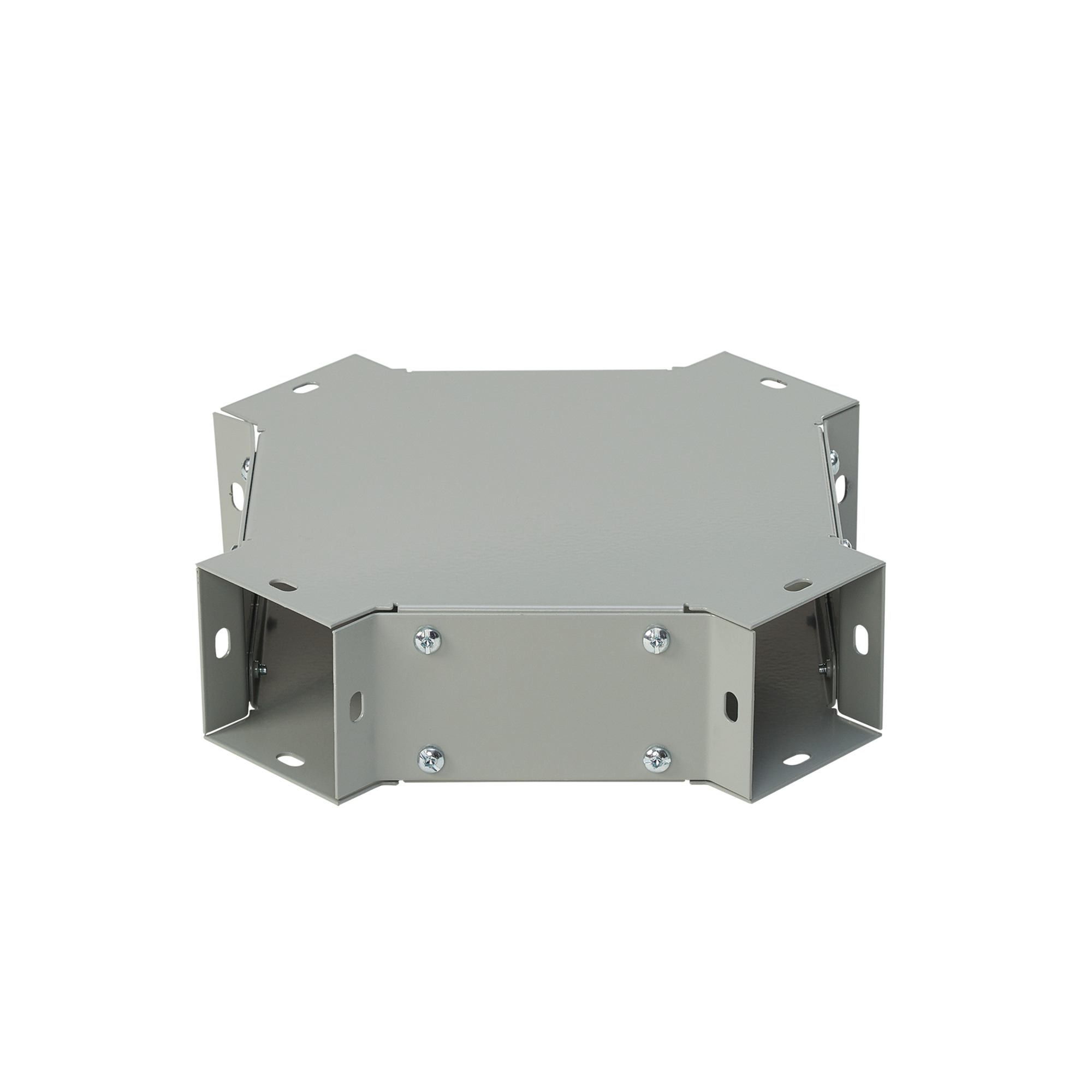 F66X F40PF Wireway Cross, For Use With 6 x 6 in NEMA 1 Lay-In Wireway, Steel, Gray