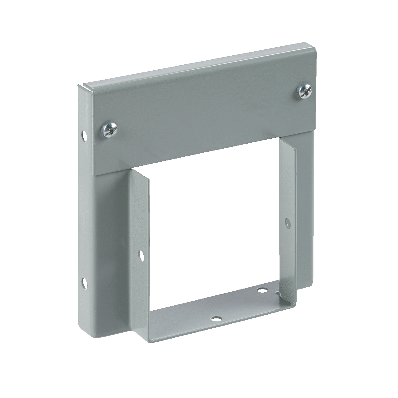 F88G66R F40PF Wireway Reducer, For Use With Lay-In NEMA 1 Flat Cover Wireway, 8 in H x 8 in W x 1-1/2 in D, Steel, Gray