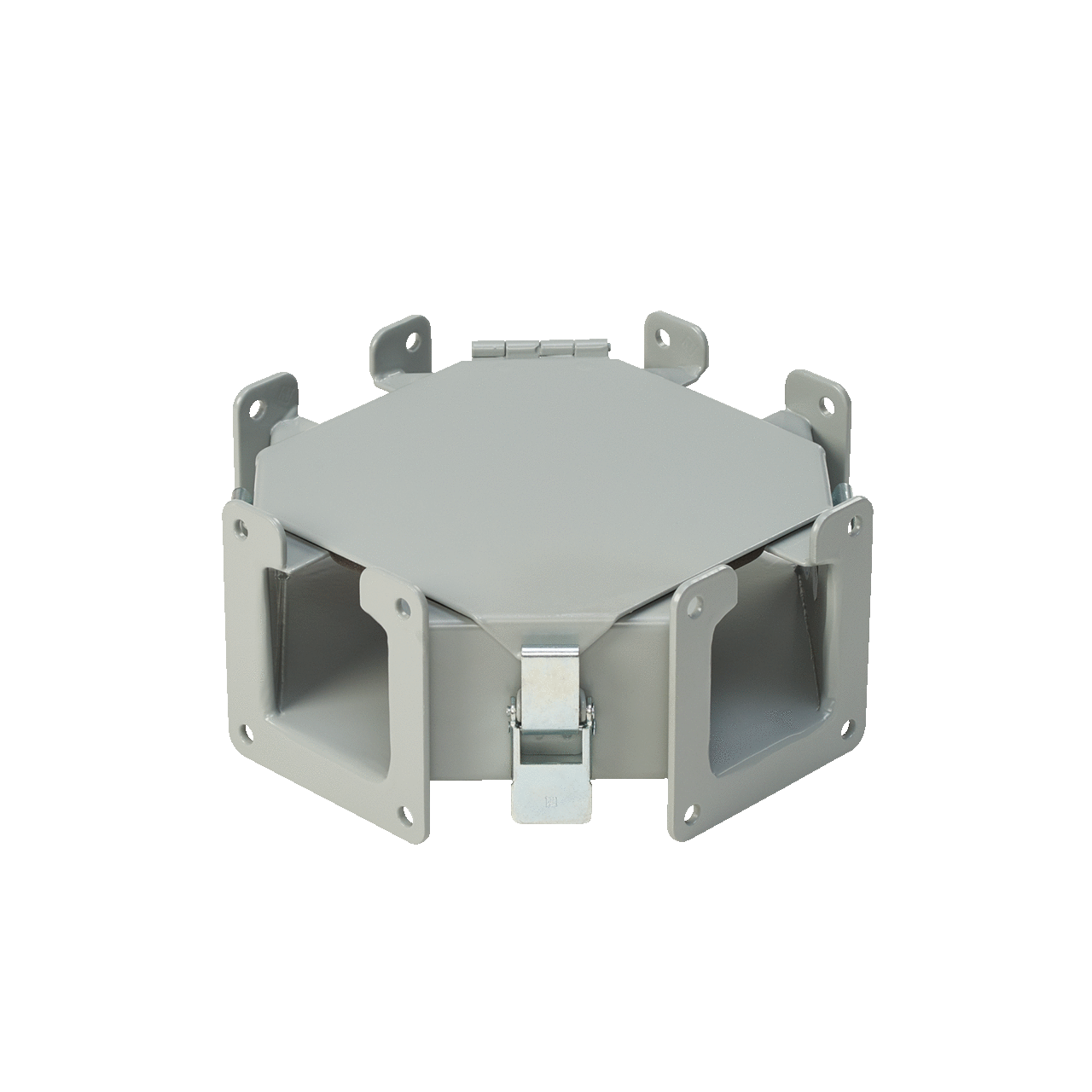 F88LC F10 Wireway Cross, For Use With 8 x 8 in NEMA 12 Lay-In Wireway, Steel, Gray