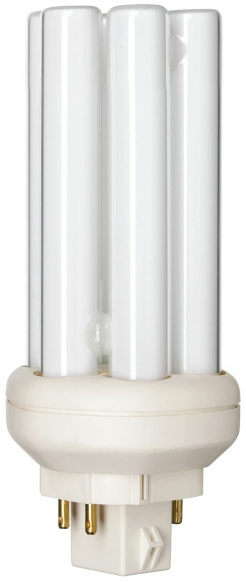 458232 Dimmable Triple Compact Fluorescent Lamp, 18 W, GX24Q-2 Lamp Base, PL-T Shape, 1200 Lumens