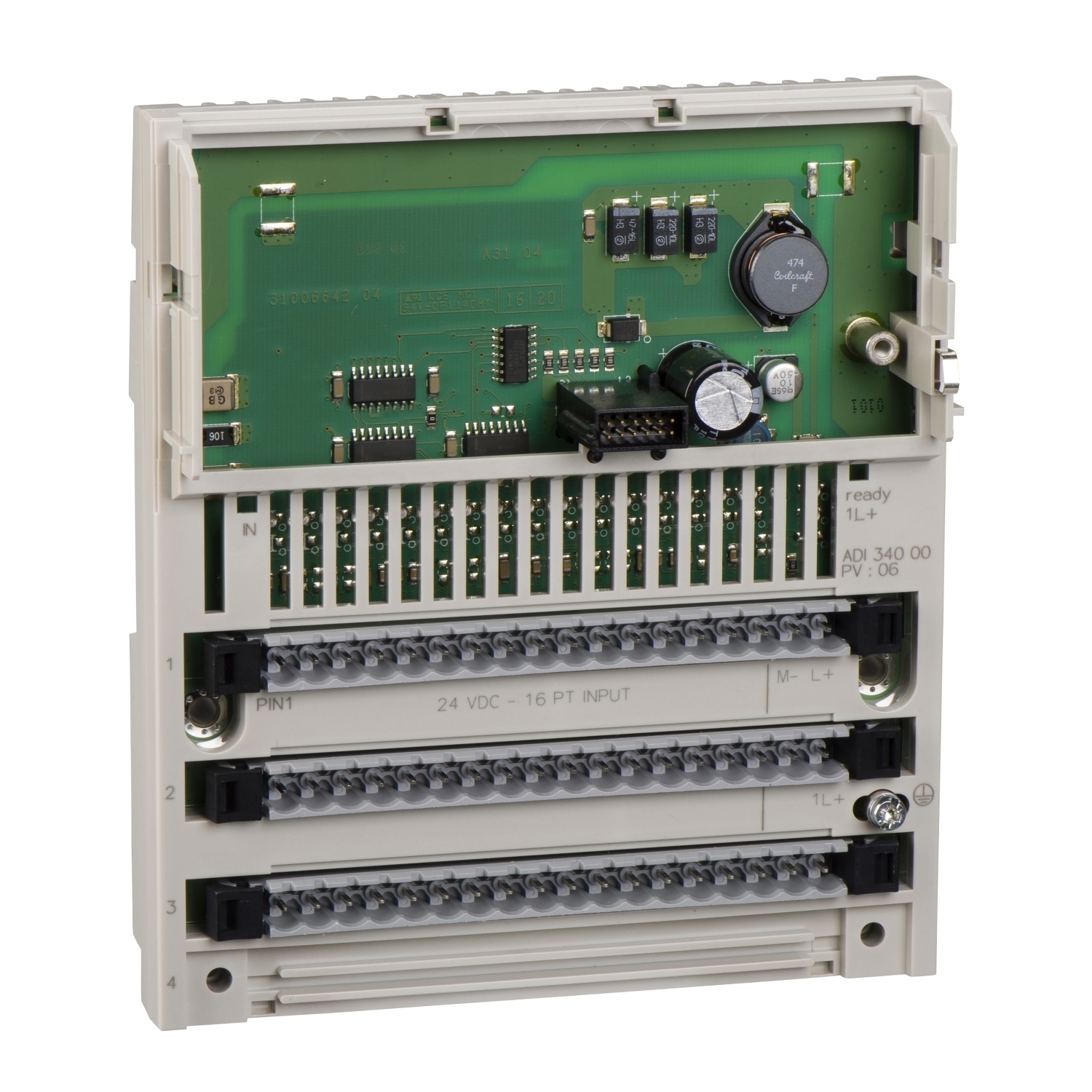 170ADI34000 Modicon Base DC Discrete Input Module, 16 Inputs