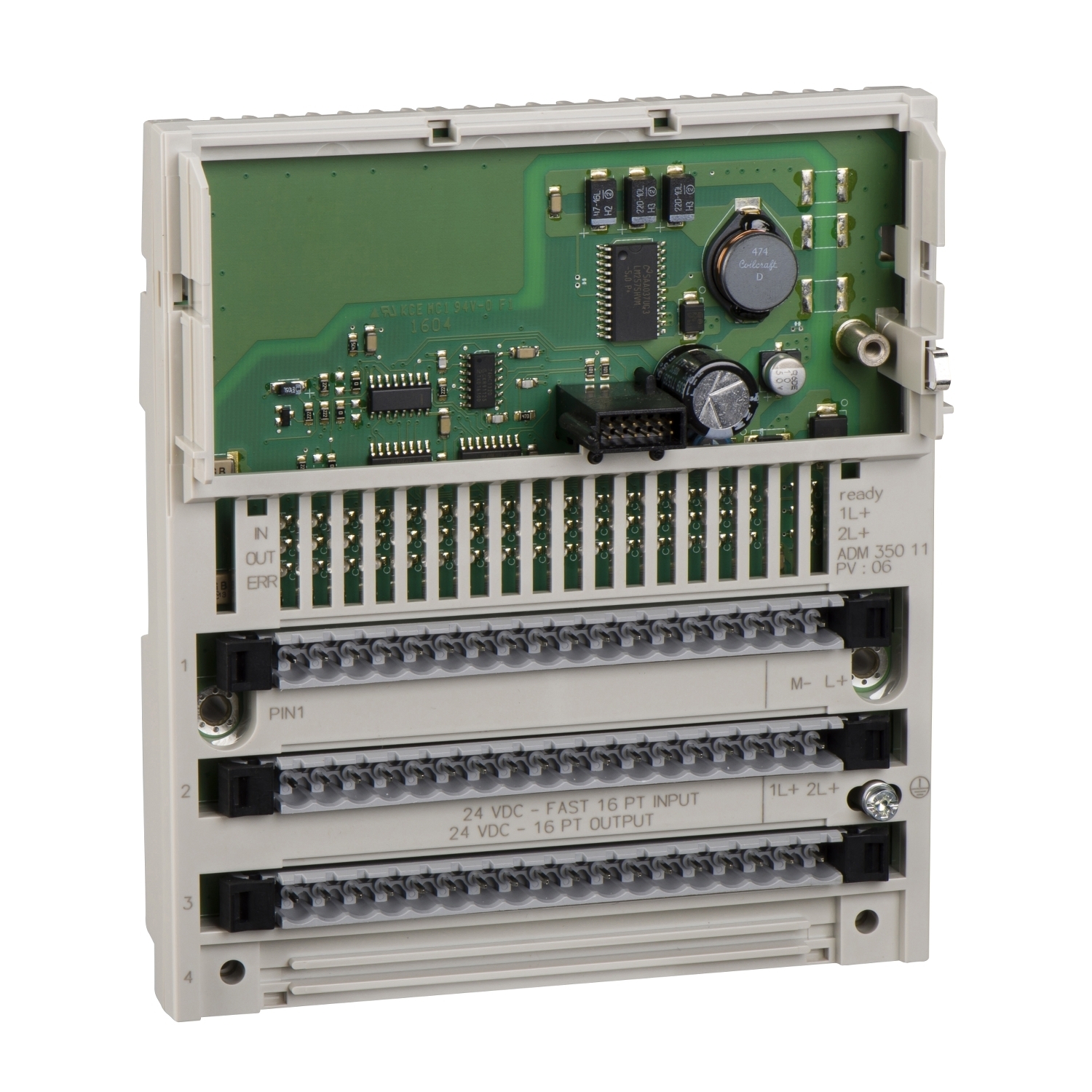 170ADM39030 Modicon Momentum Relay Normally Open True High Discrete I/O Module, 10 Inputs, 8 Outputs