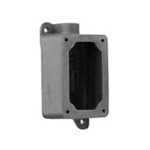 1-Gang Explosion-Proof Box, 3/4 inch, Malleable Iron, 2-Hub