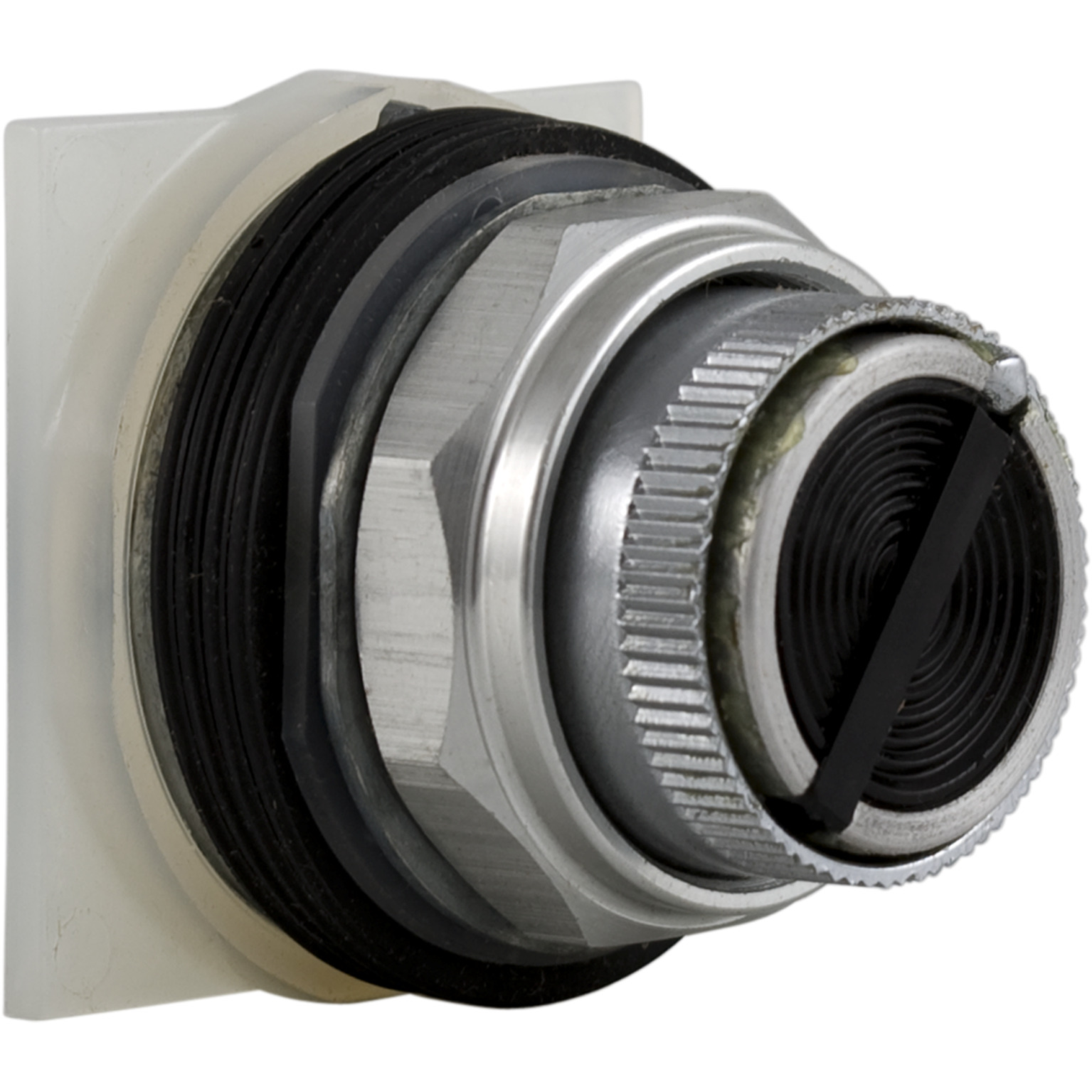 9001KQ11B Harmony Type K Heavy Duty Non-Illuminated Pushbutton Operator, 30 mm, 2 Positions, Black