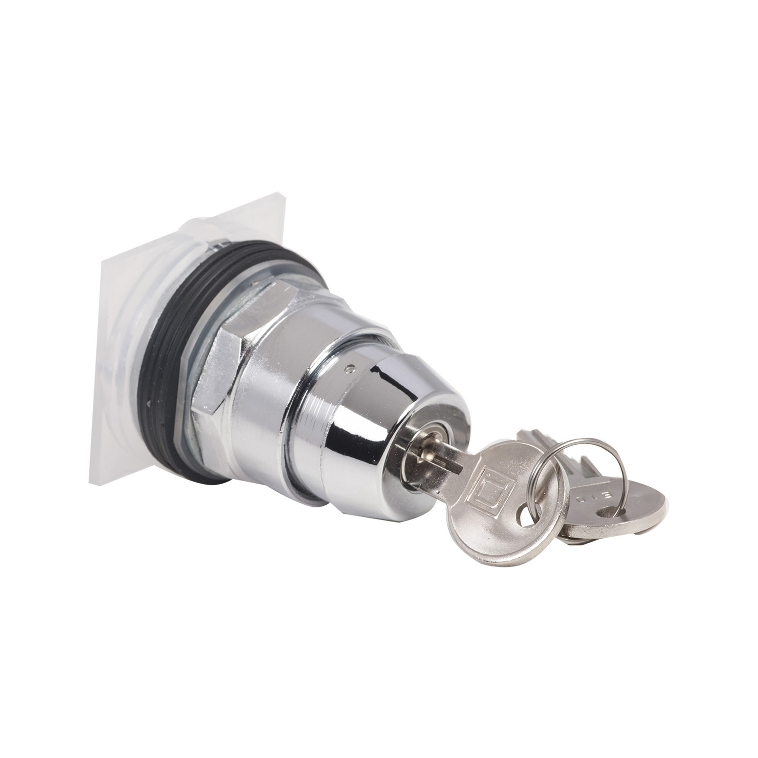 9001KS11K2 Harmony Non-Illuminated Round Type K Selector Switch Operator, 1.18 in, Keyed Operator, 2 Positions, Black