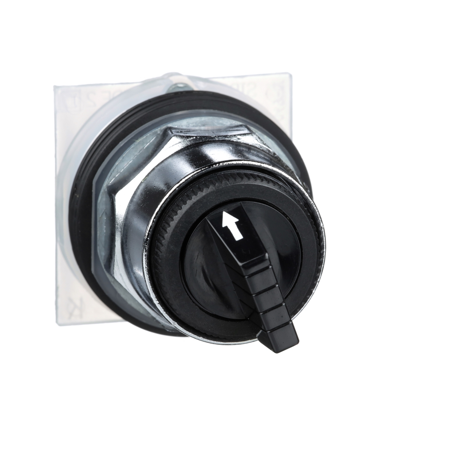 9001KS88B Harmony Heavy Duty Non-Illuminated Selector Switch Operator, 30 mm, Knob Operator, 4 Positions, Black