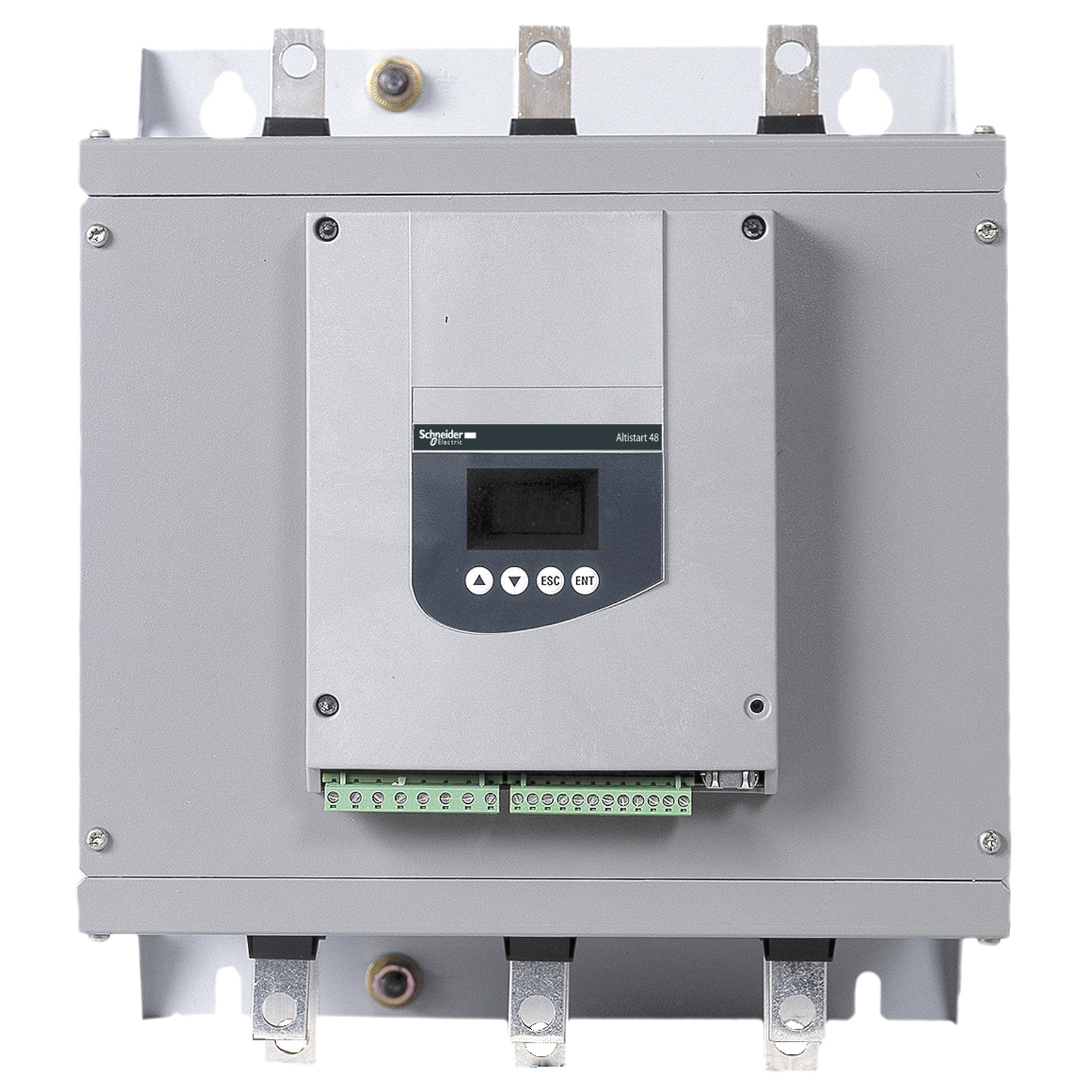 ATS48C25Y Altistart Standard Duty Soft Starter With Heat Sink, 110/230 VAC V Coil, IP00 Enclosure