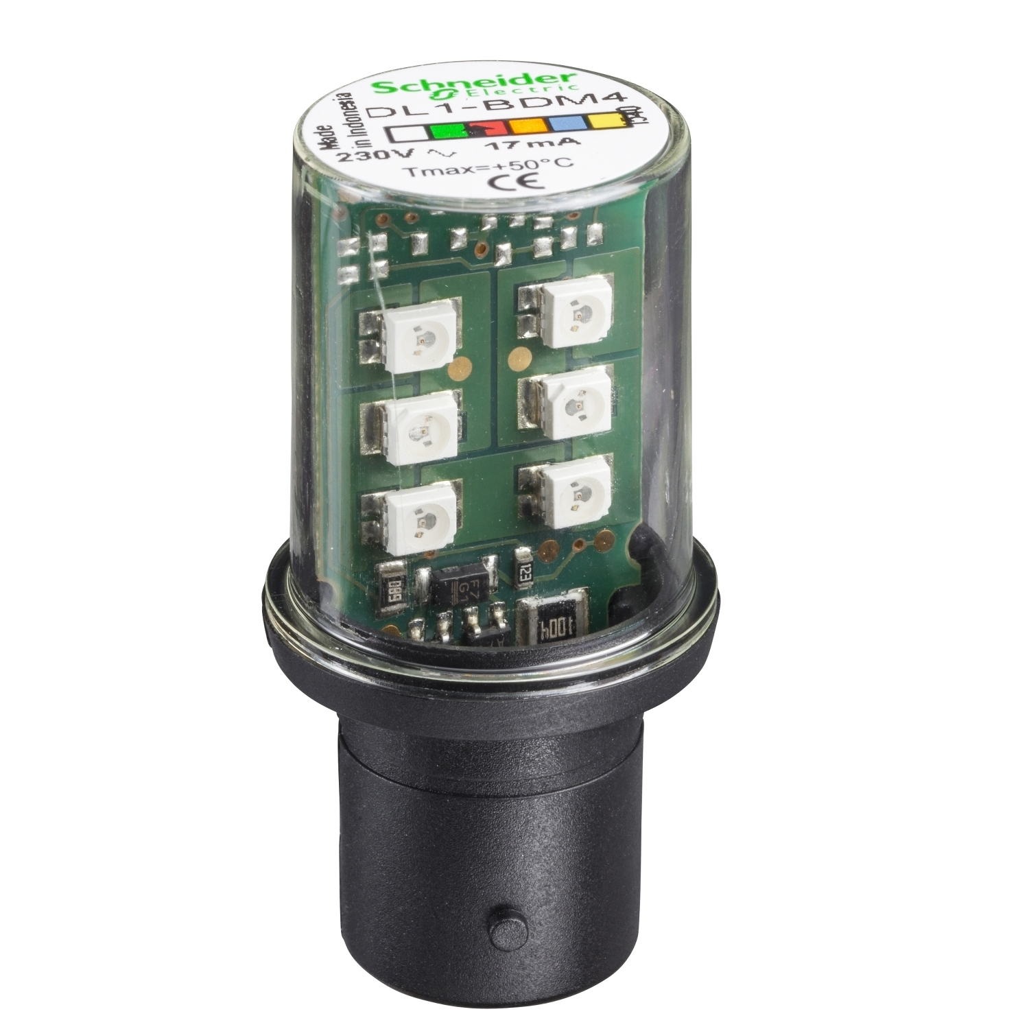DL1BDG6 Harmony DL Series Steady-On Protected Bulb, BA15D LED Lamp