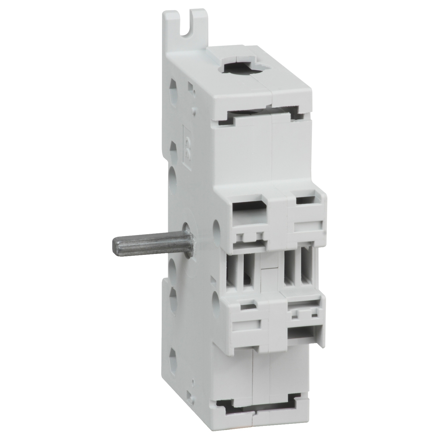 GS1AD10 TeSys Auxiliary Contact Support, For Use With GS1 and LK3 Disconnect Switch, 32 A, DIN/NFC/UL Fuse