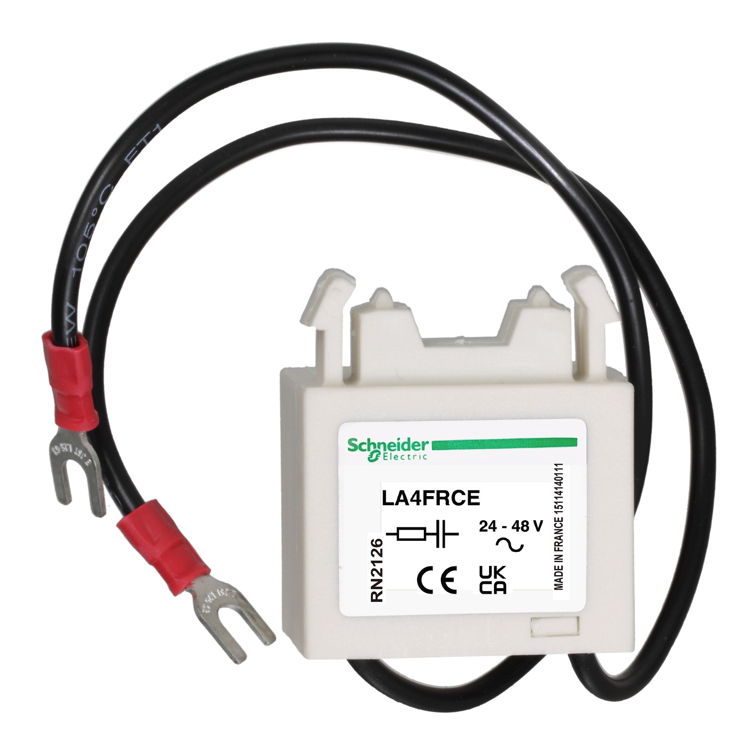 LA9F980 TeSys Coil Suppressor Module, 50/60 Hz, 220 V AC V Coil