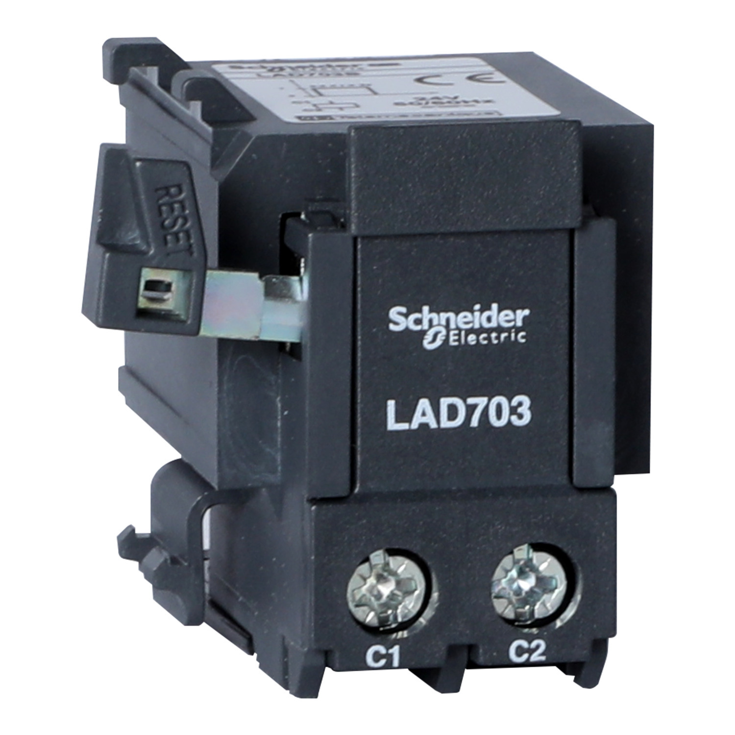 LAD703F TeSys Bi-Metallic Remote Electrical Stop Reset Thermal Overload Relay, 110 V AC/DC V Coil