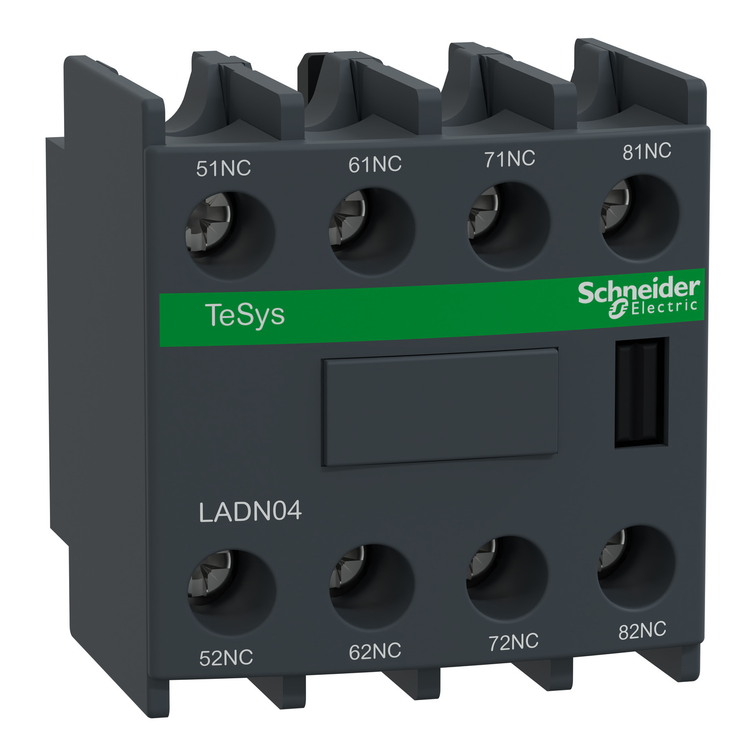 LADN04 TeSys D Instantaneous Auxiliary Contact Block, 690 V AC, 10 A, 4 Contacts