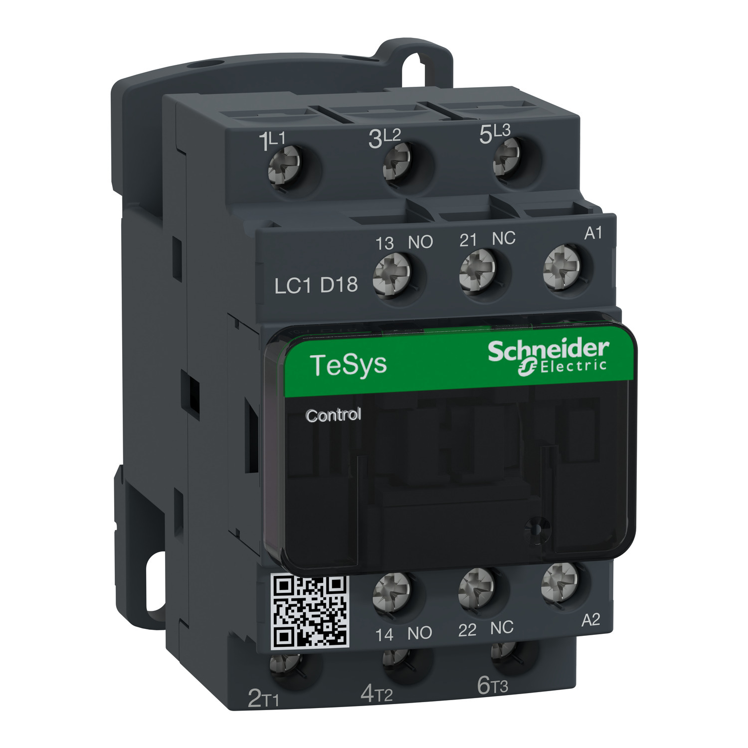 LC1D18B7 LC1D Direct On-Line IEC Contactor, 24/690 V AC, 300 V DC V Coil, 18/32 A, 3NO Contact, 3 Poles