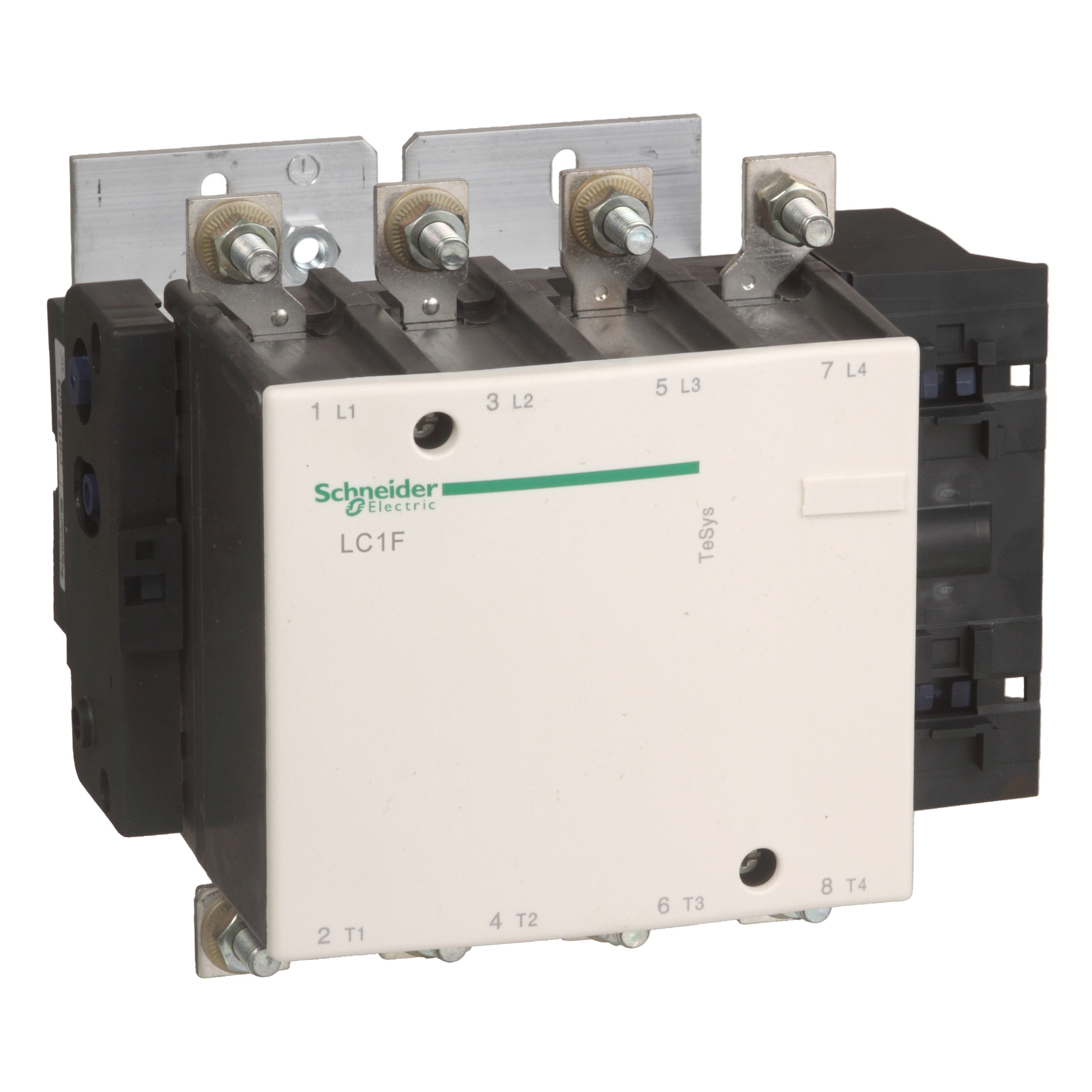 LC1F1154 TeSys F LC1F Non-Reversing IEC Contactor, 200 A, 4NO Contact, 4 Poles