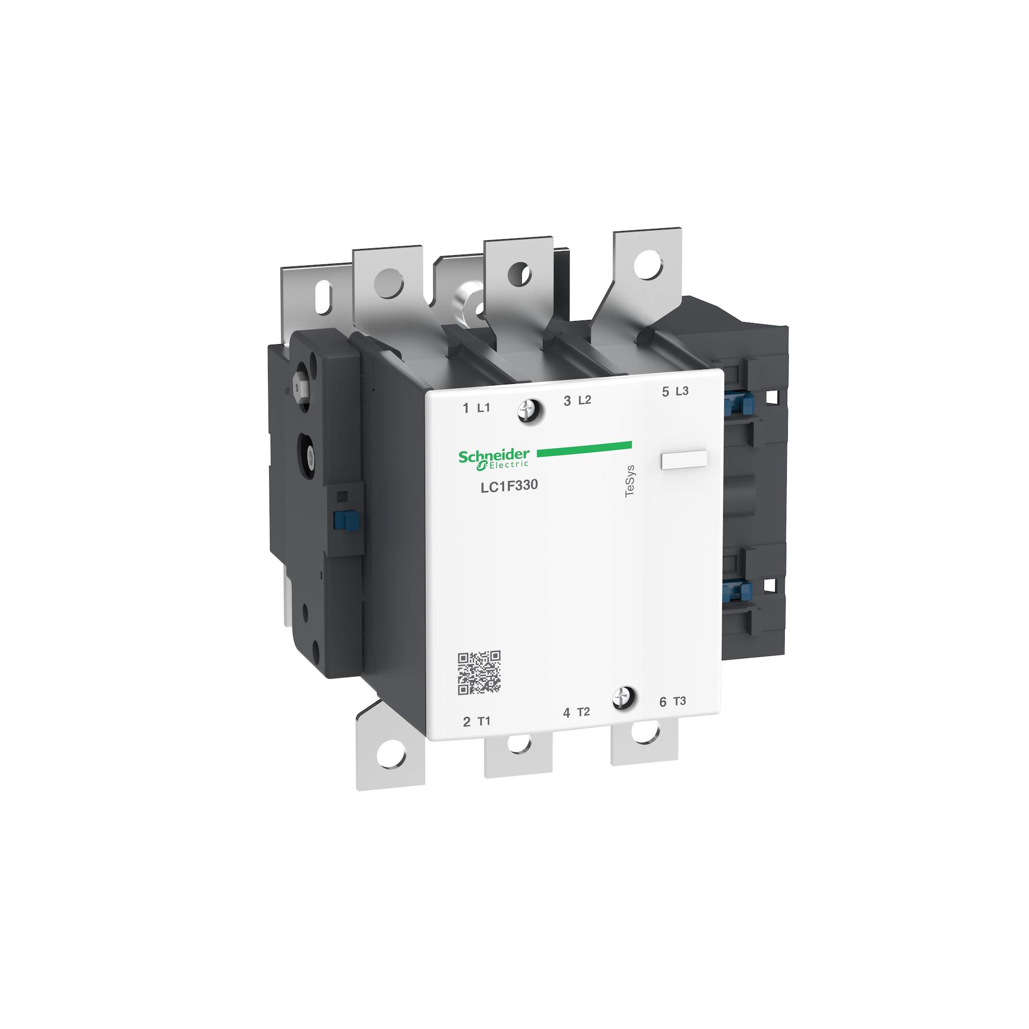 LC1F330 TeSys 3-Phase IEC Contactor With Coil, 600 VAC V Coil, 330 A, 3NO Contact, 3 Poles