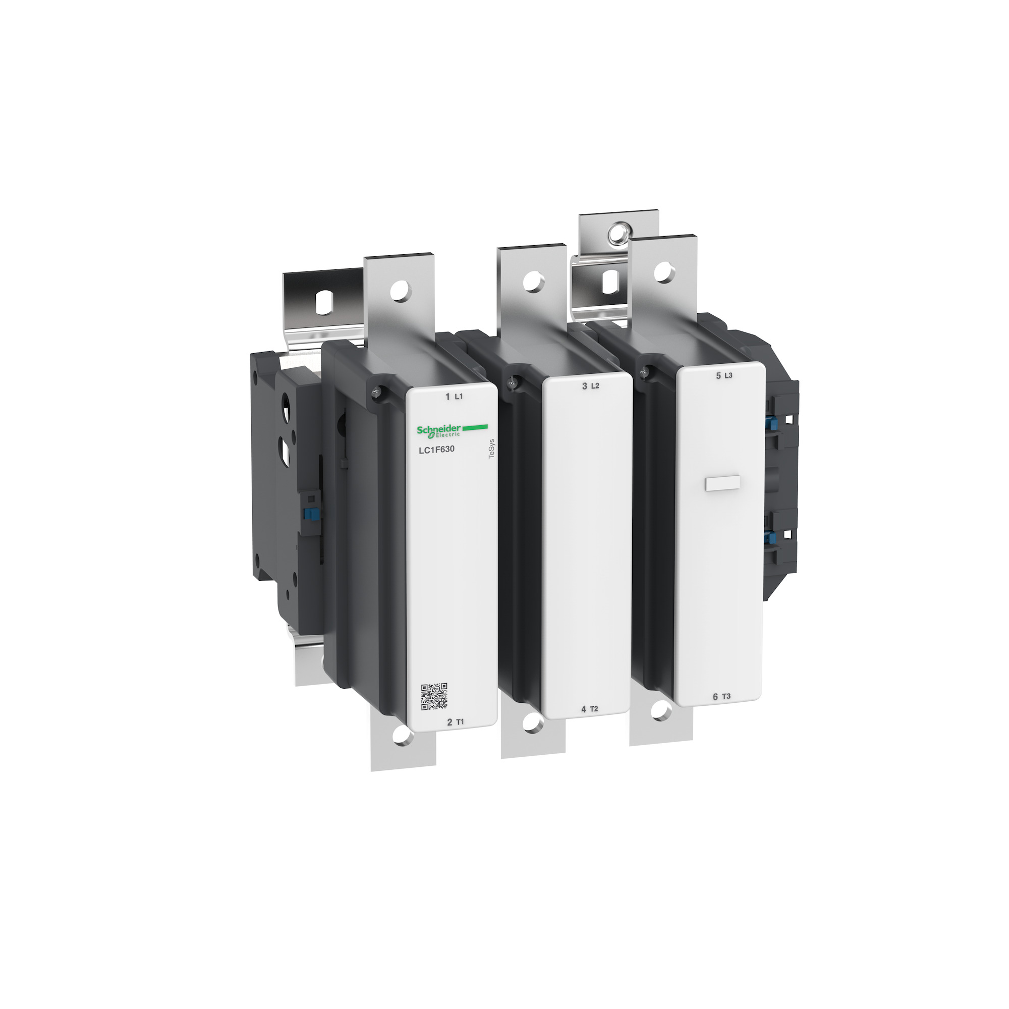 LC1F630 TeSys F IEC Contactor, 1000 V AC, 460 V DC V Coil, 630/1000 A, 3NO Contact, 3 Poles