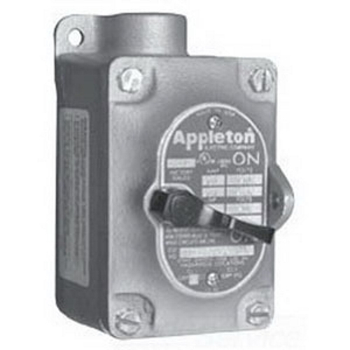 EFS175-F3W 1-Gang Dead End Non-Sealed Tumbler Switch Control Station, 120/277 V AC, 20 A, NEMA 7CD/9EFG NEMA Rating