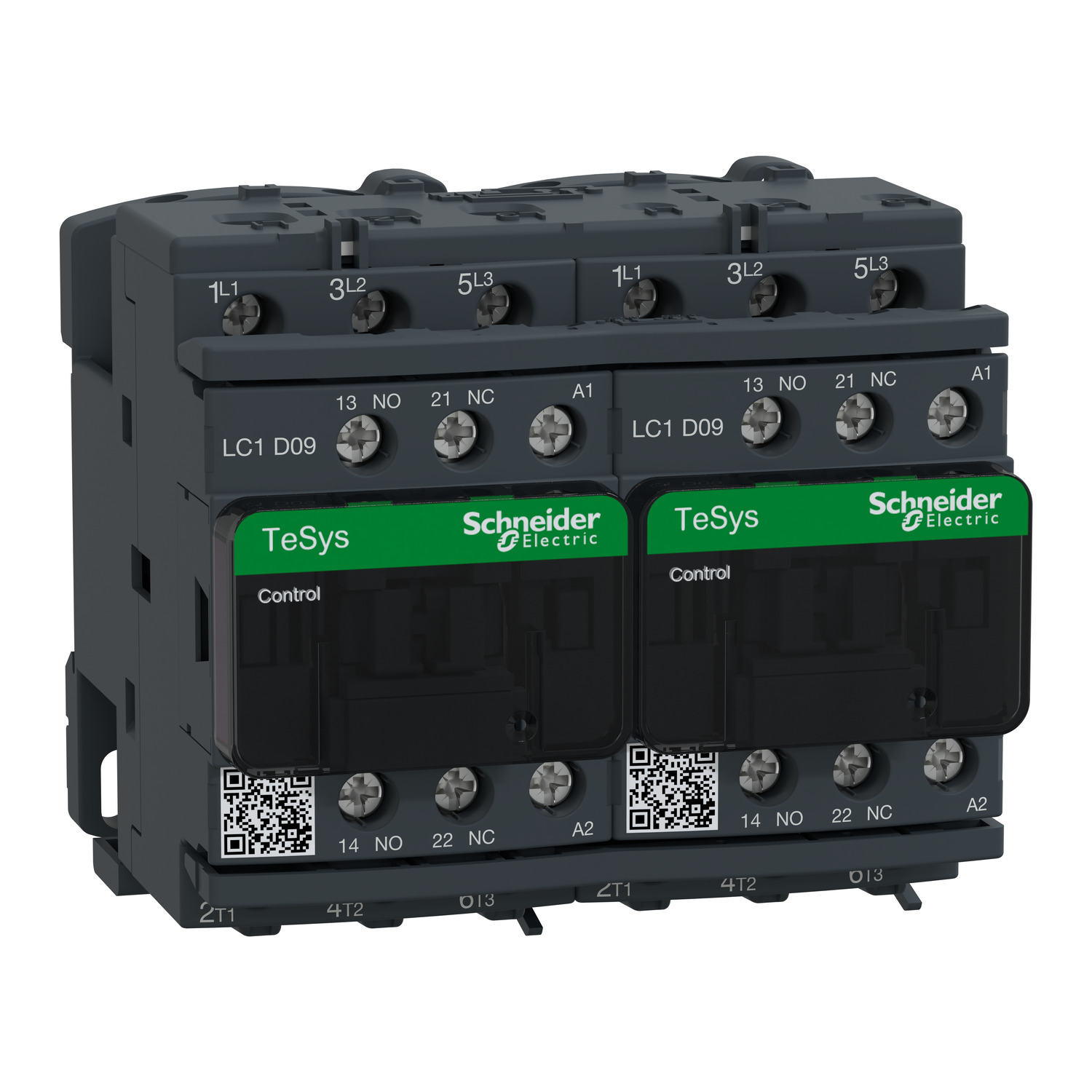 LC2D09U7 TeSys D LC2D Reversing IEC Contactor, 240 V AC V Coil, 9/25 A, 3NO Contact, 3 Poles